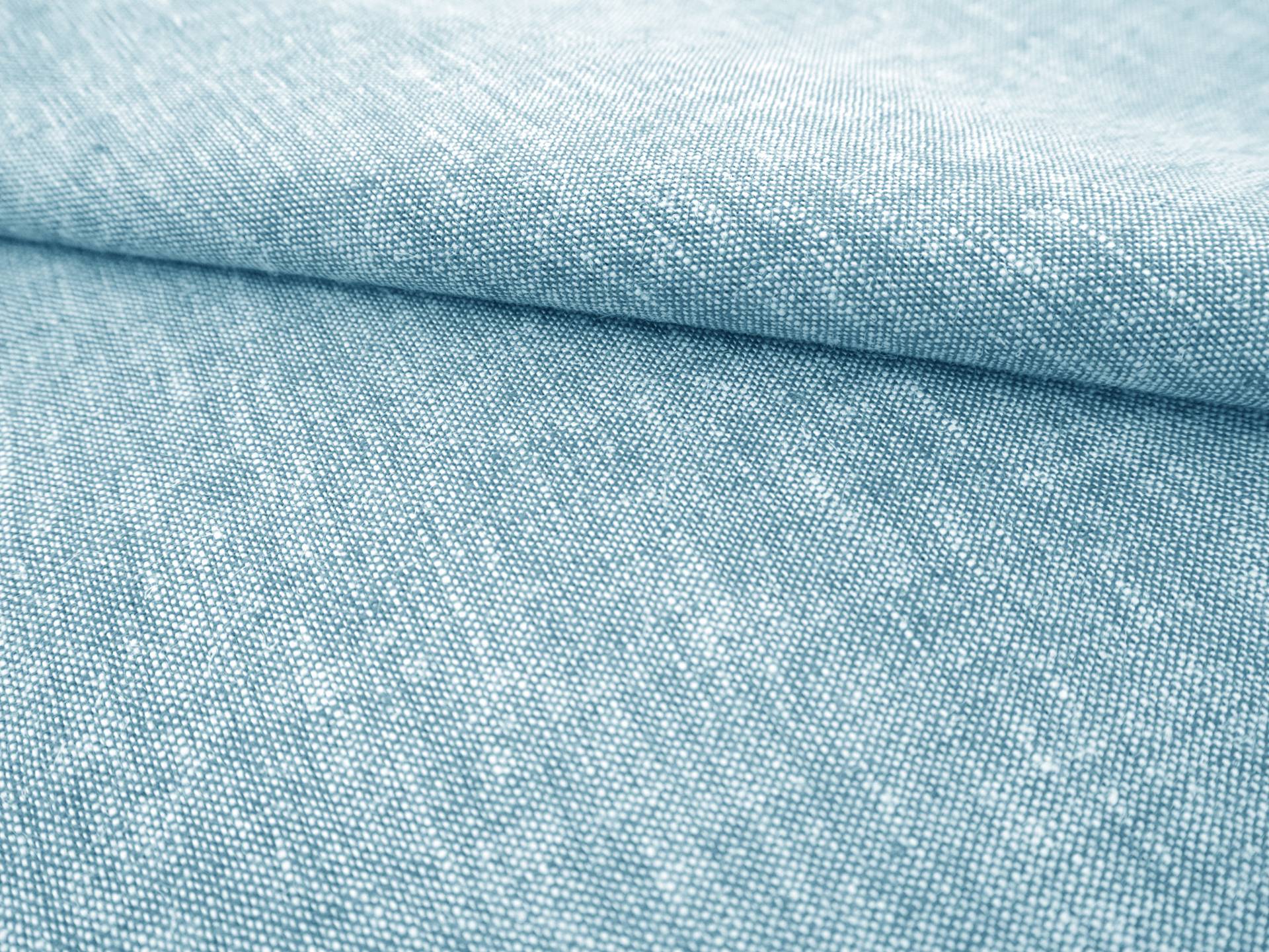 Washed Lightweight Linen Blend in Blue Jay