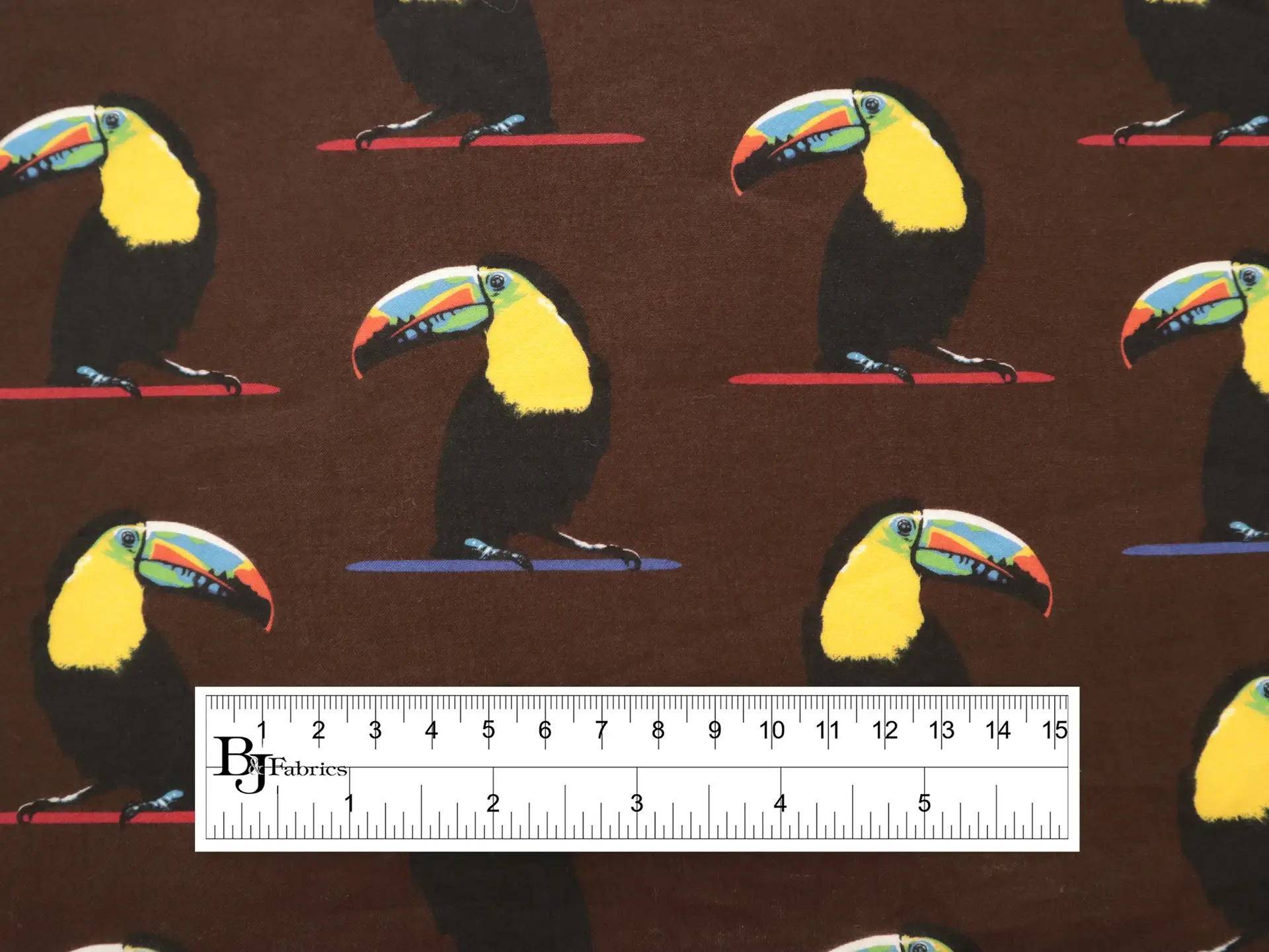 Cotton Lawn with Toucan Birds Print