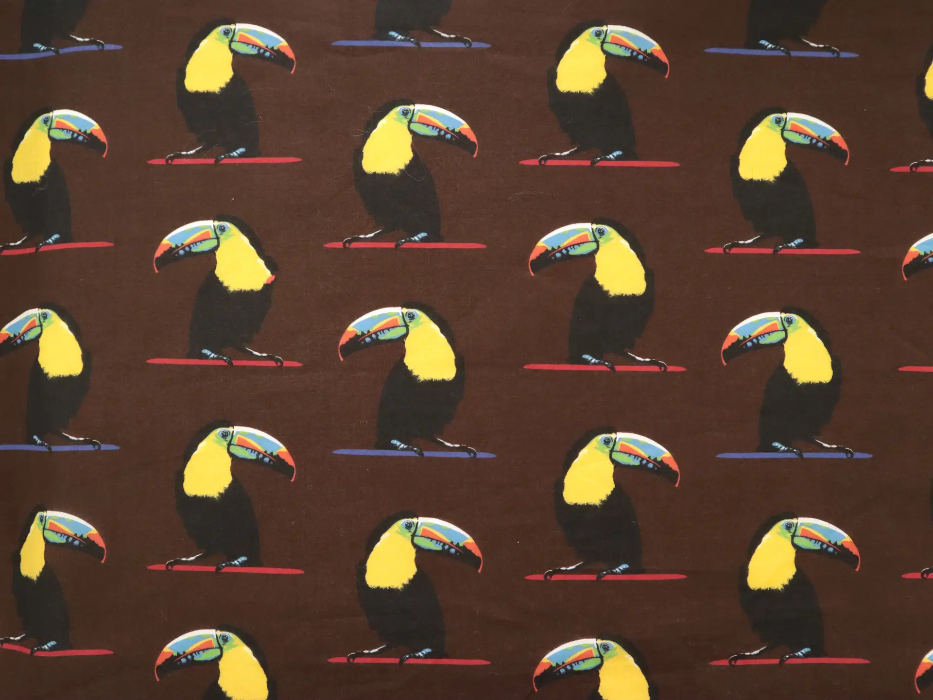 Cotton Lawn with Toucan Birds Print