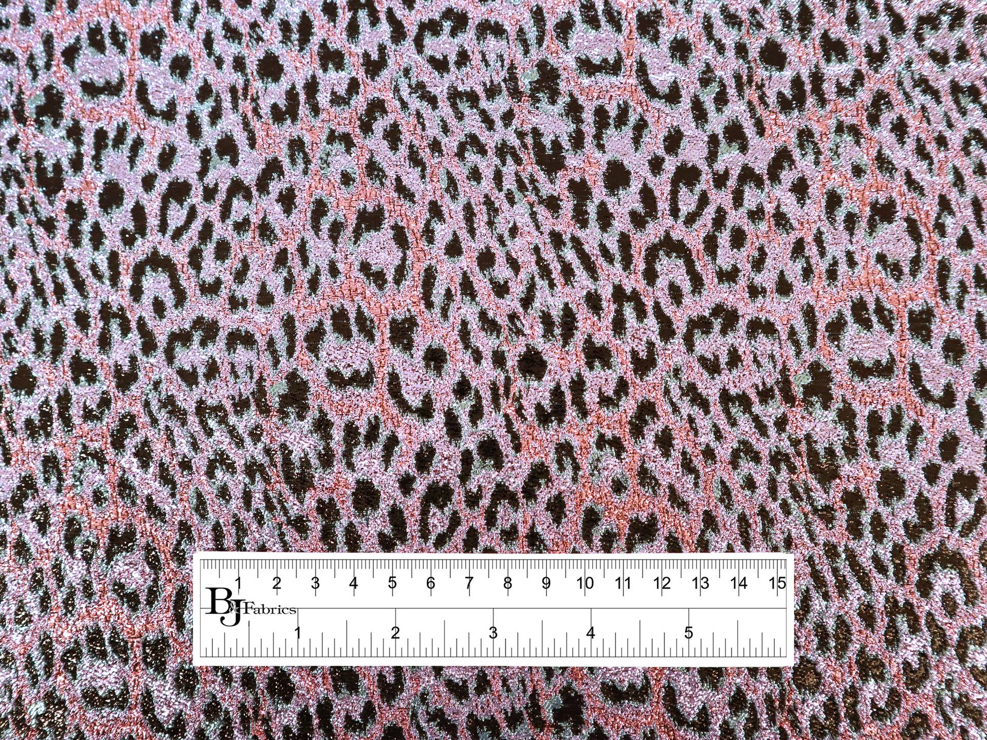 Metallic Animal Print Lame