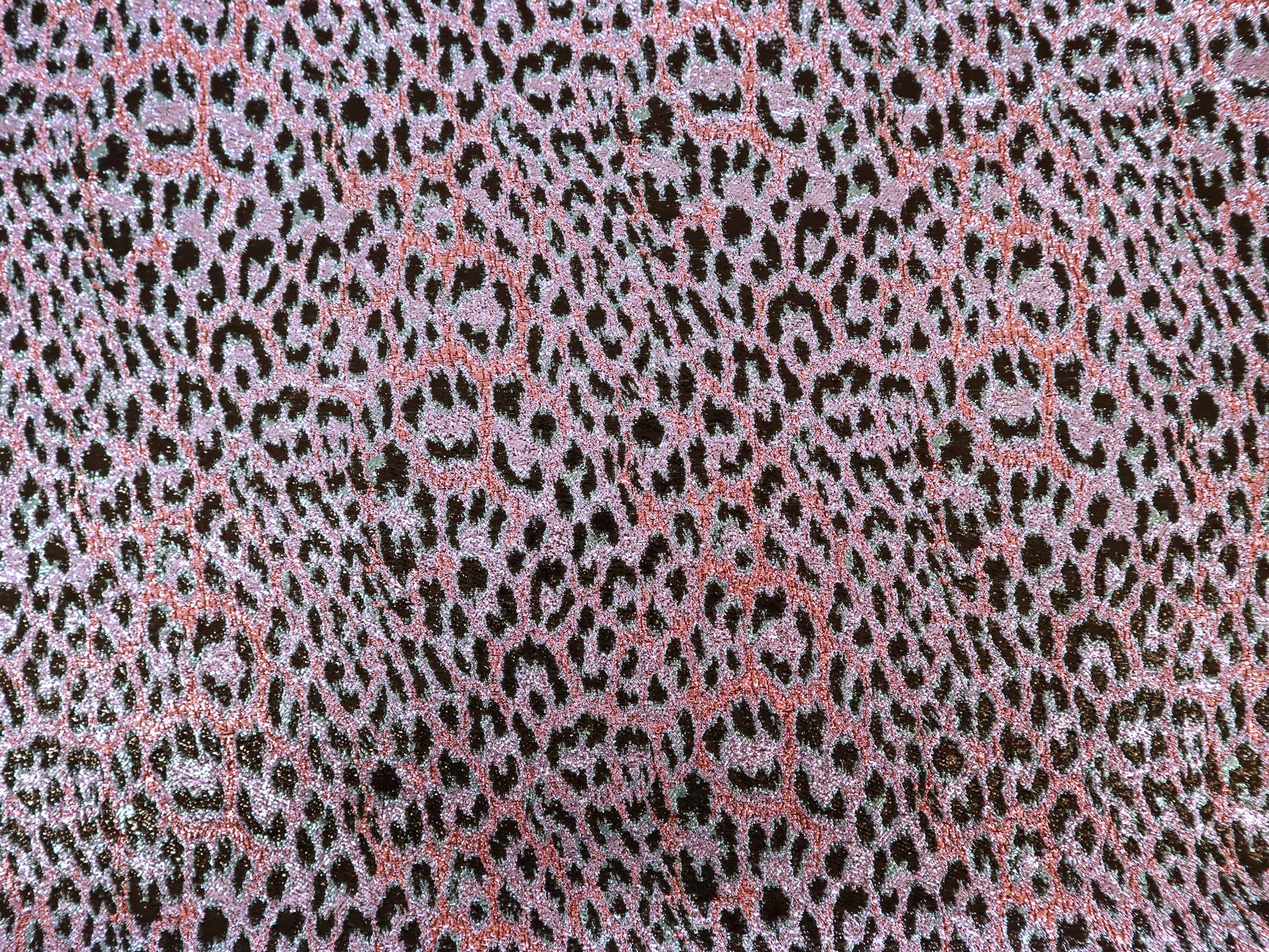 Metallic Animal Print Lame