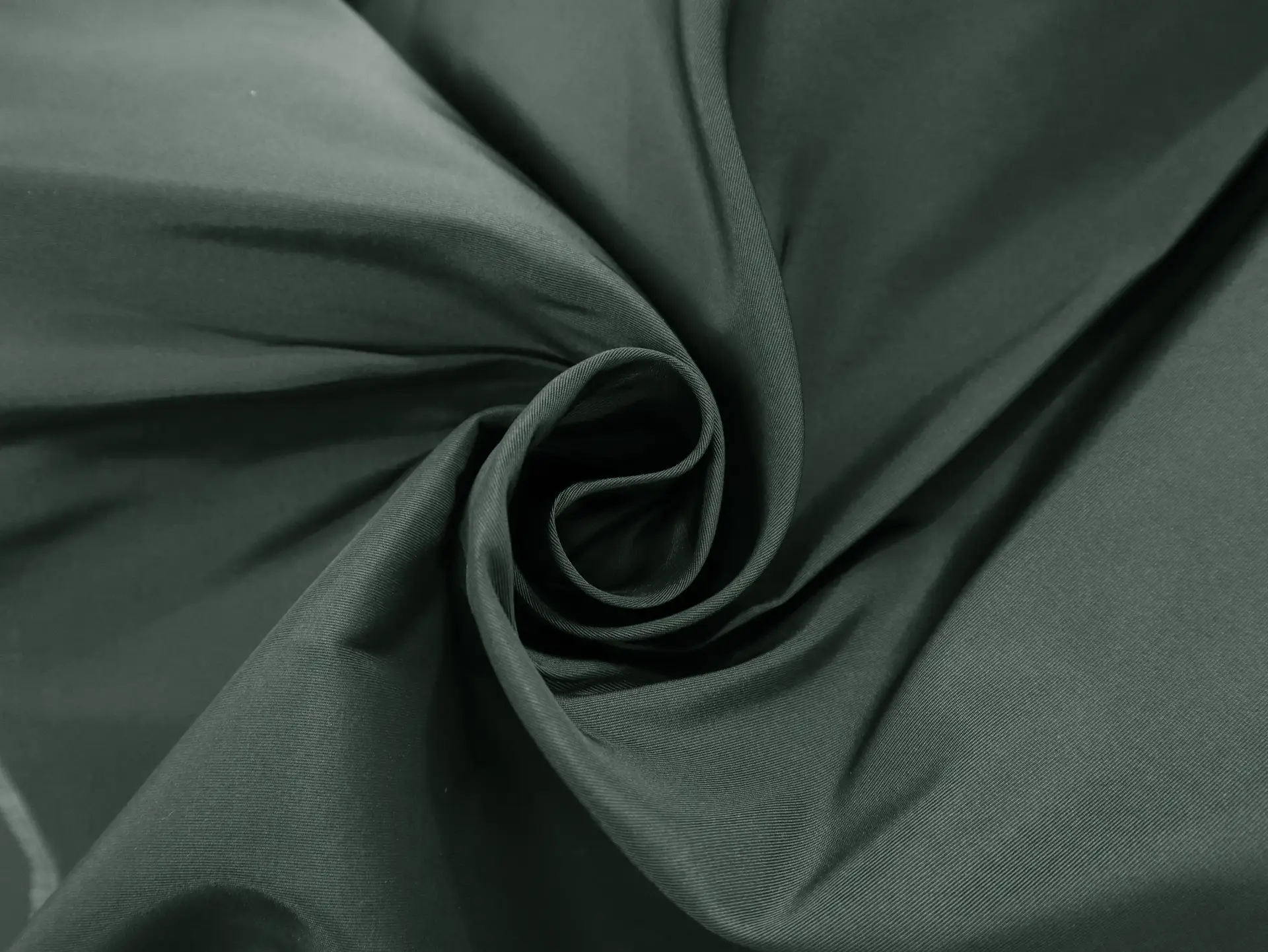 Made in Italy Silk Gros de Londres with a Bounce Finish in Hunter Green