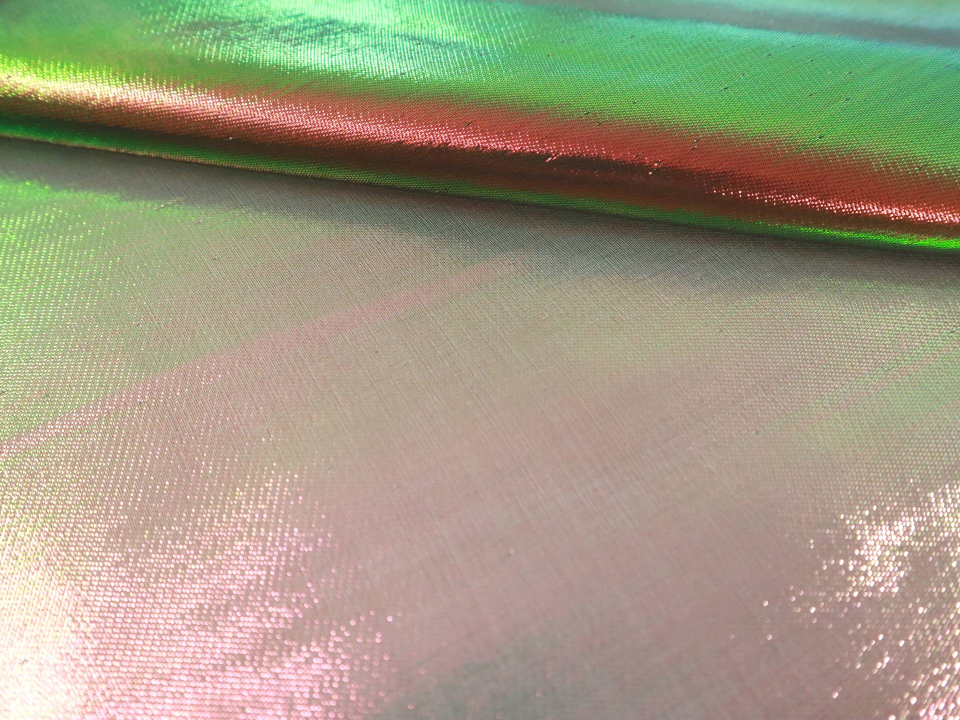 Chiffon Lamé in Copper Iris