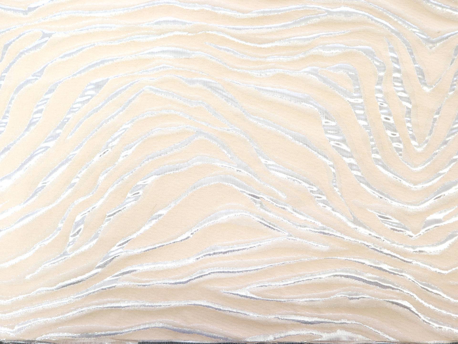 Metallic Zebra Print Brocade