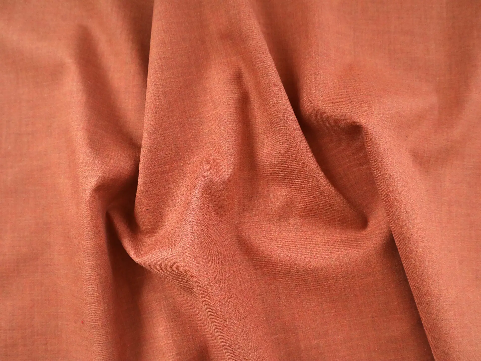 Extrafine Cotton Flannel in Heather Rust