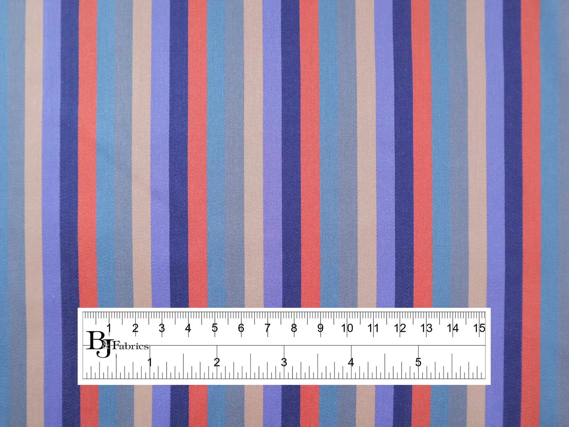Two-Ply Striped Cotton Sateen in Grey