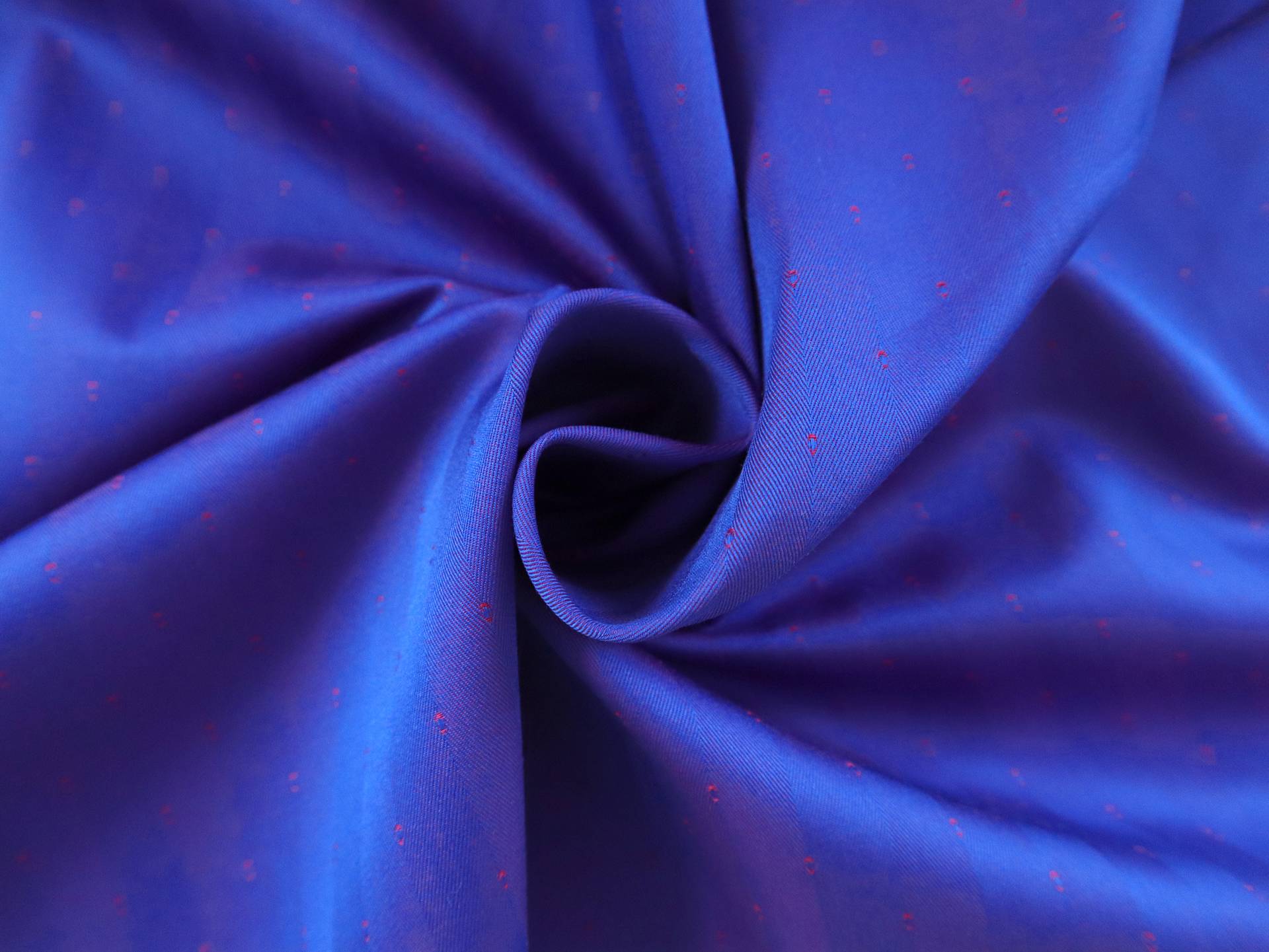 Cotton Dobby Sateen Twill in Royal Blue