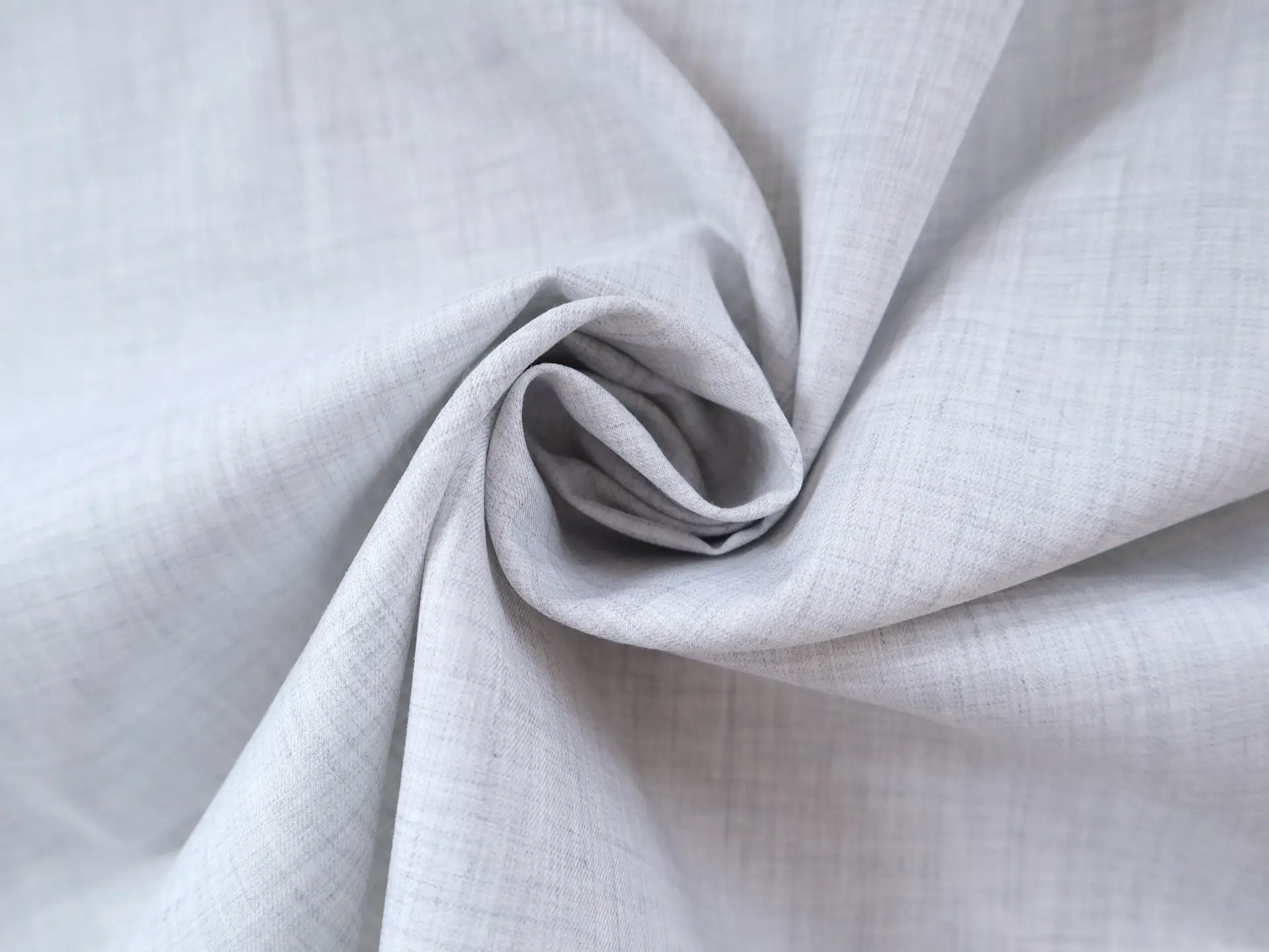 Extrafine Cotton Flannel in Light Heather Grey
