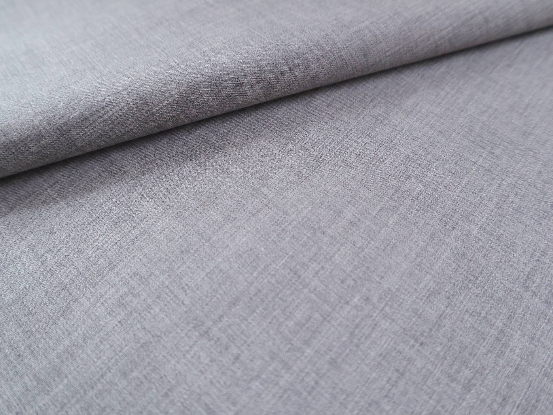 Extrafine Cotton Flannel in Medium Heather Grey