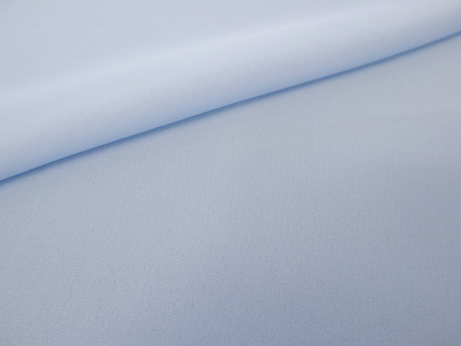 Polyester Double Georgette in Steel Blue
