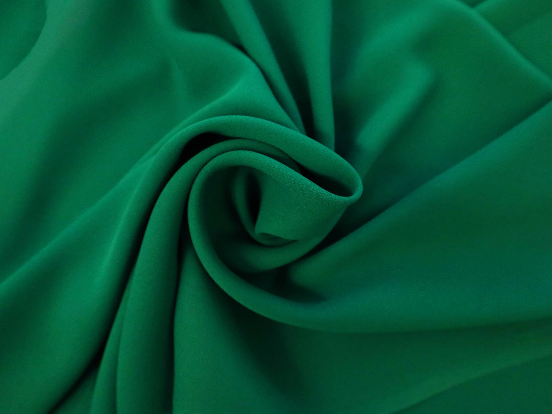 Polyester Double Georgette in Forest 
