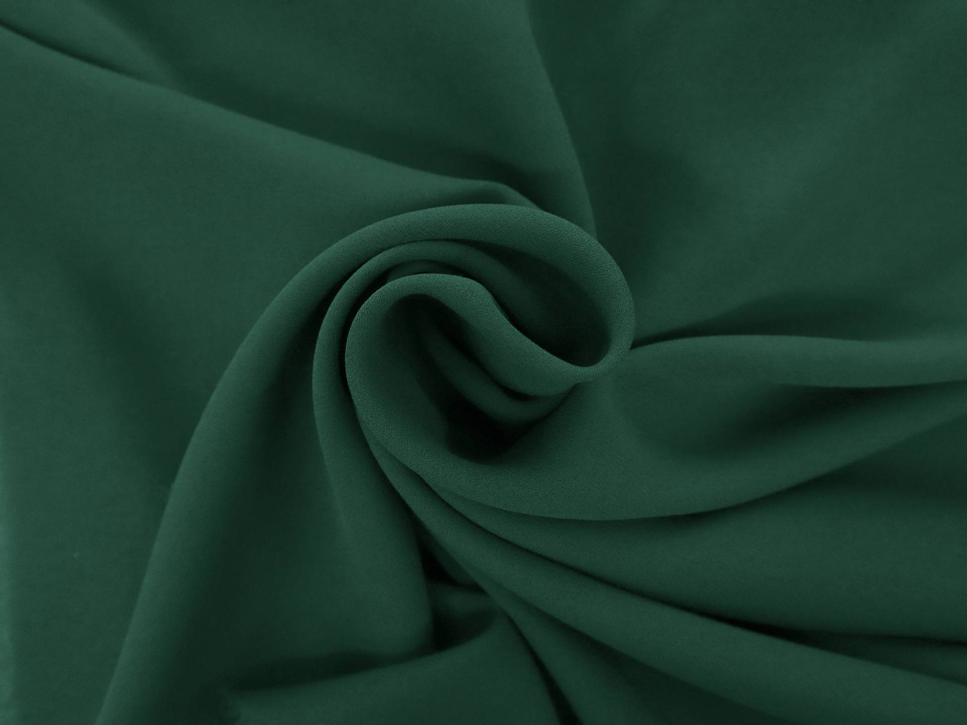 Polyester Double Georgette in Hunter