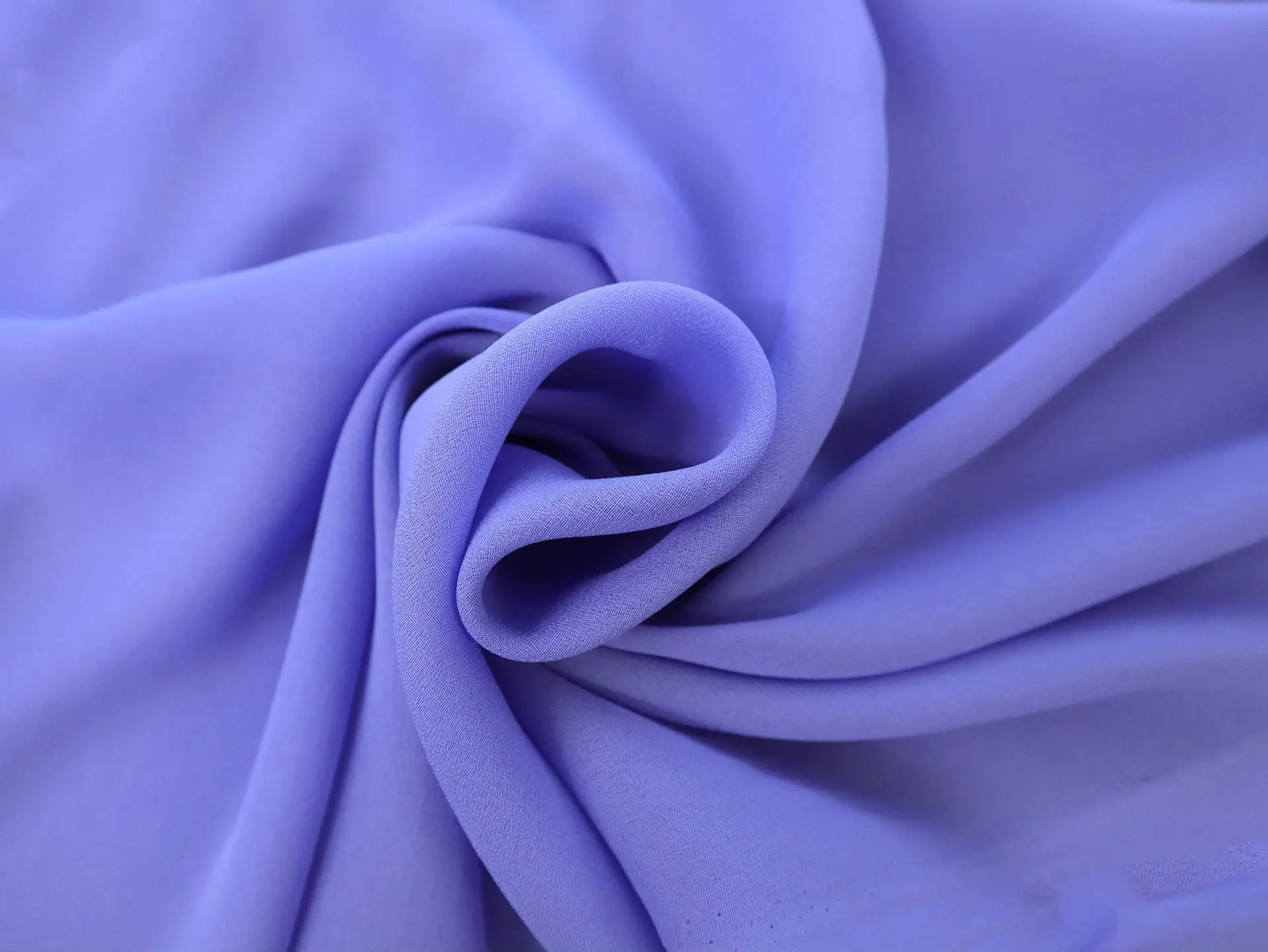 Polyester Double Georgette in Periwinkle
