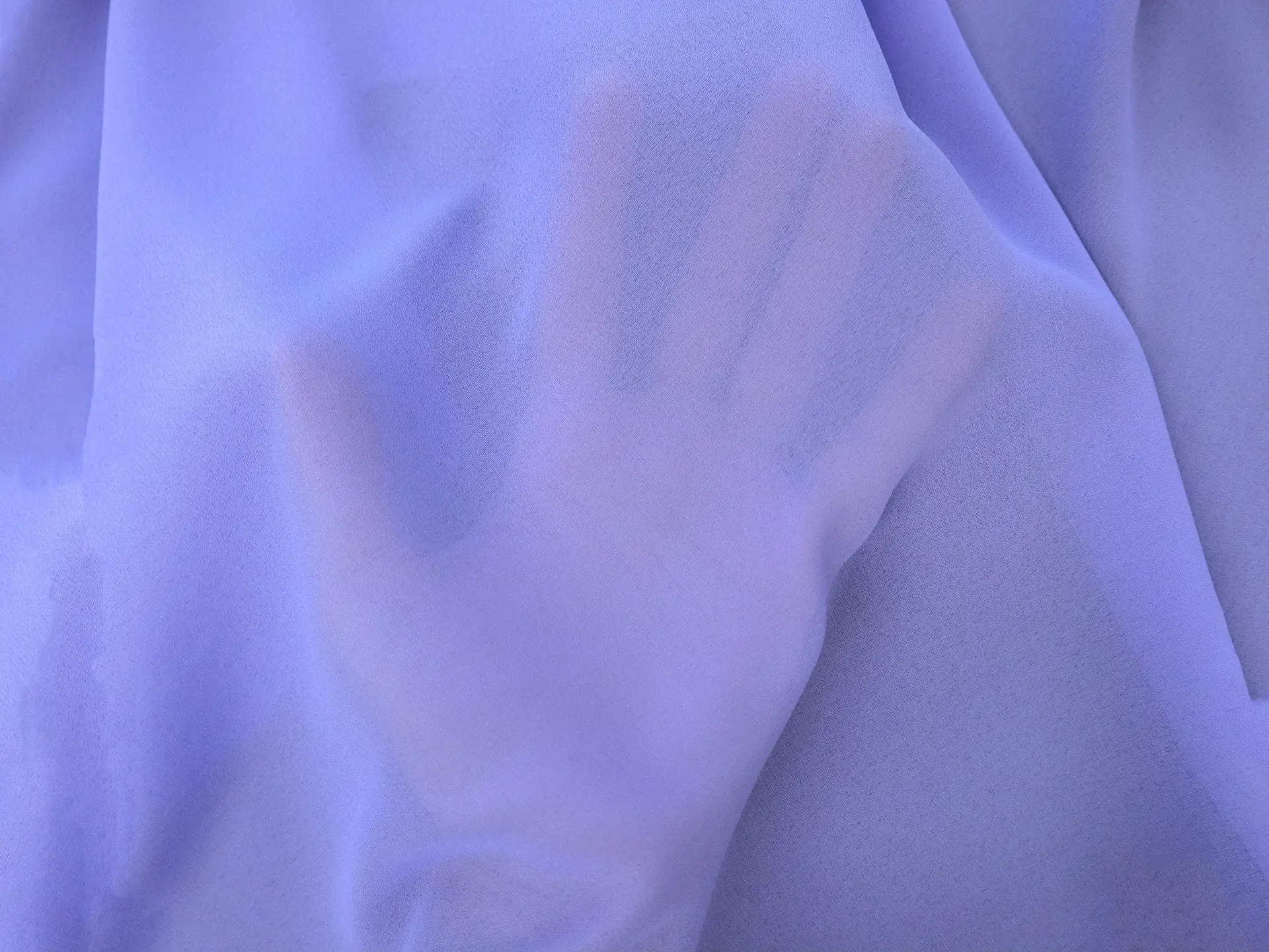 Polyester Double Georgette in Periwinkle