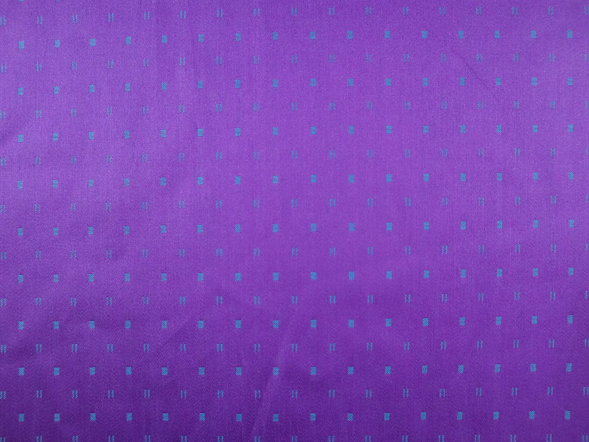 Cotton Dobby Sateen in Teal & Purple