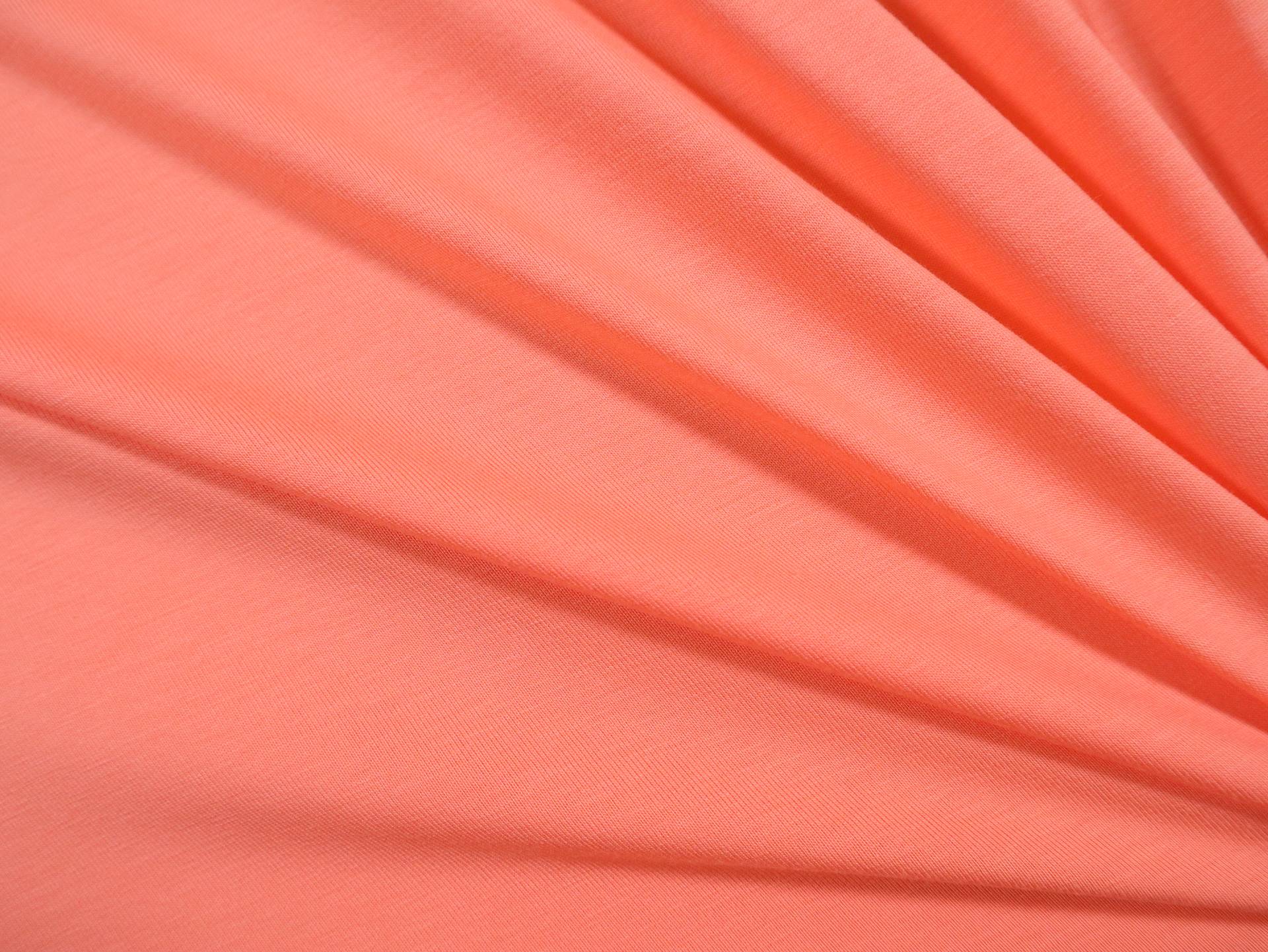 Cotton Spandex Jersey in Coral