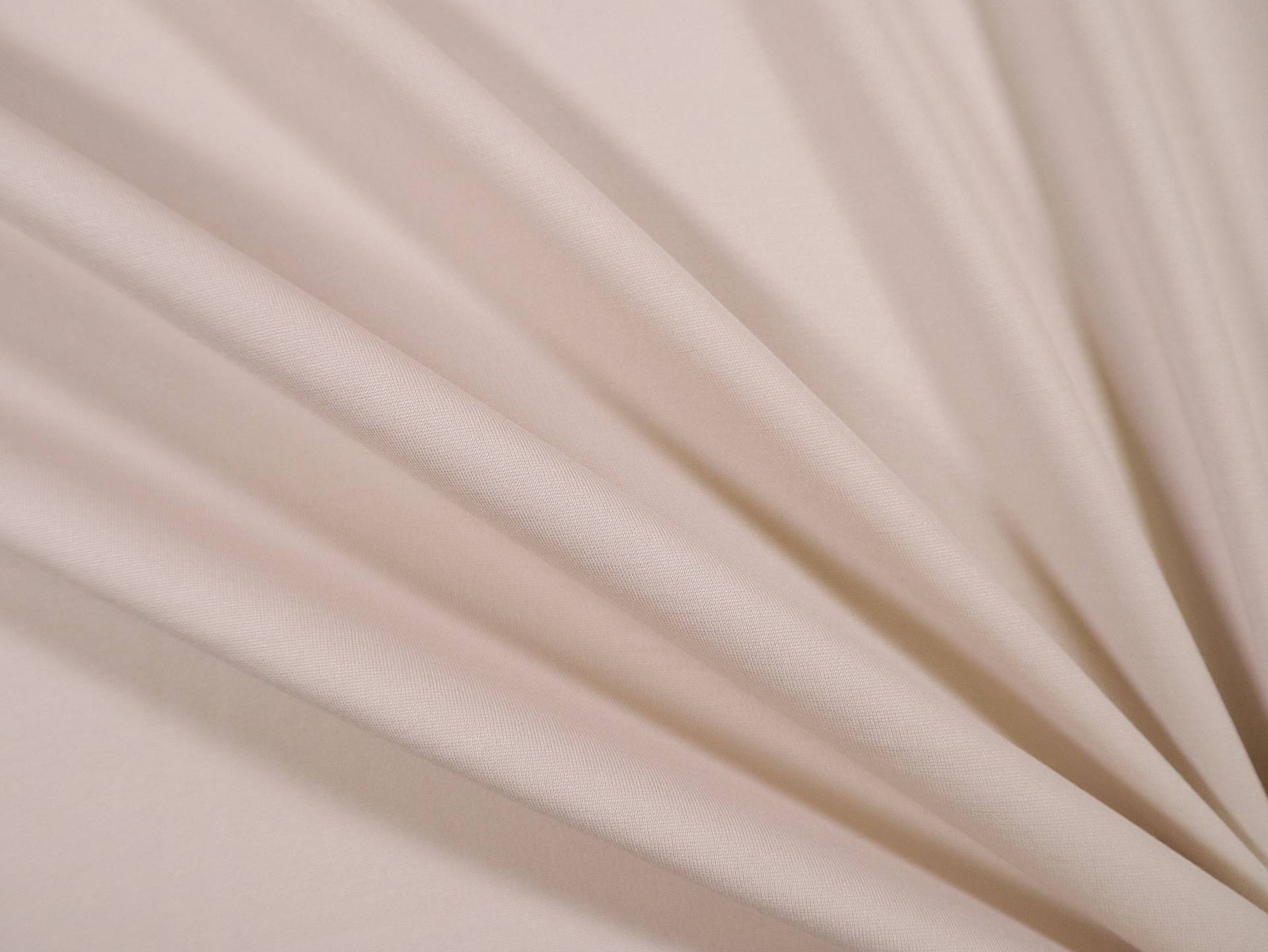 Lightweight Rayon Blend Ponte Knit in Nude Sand