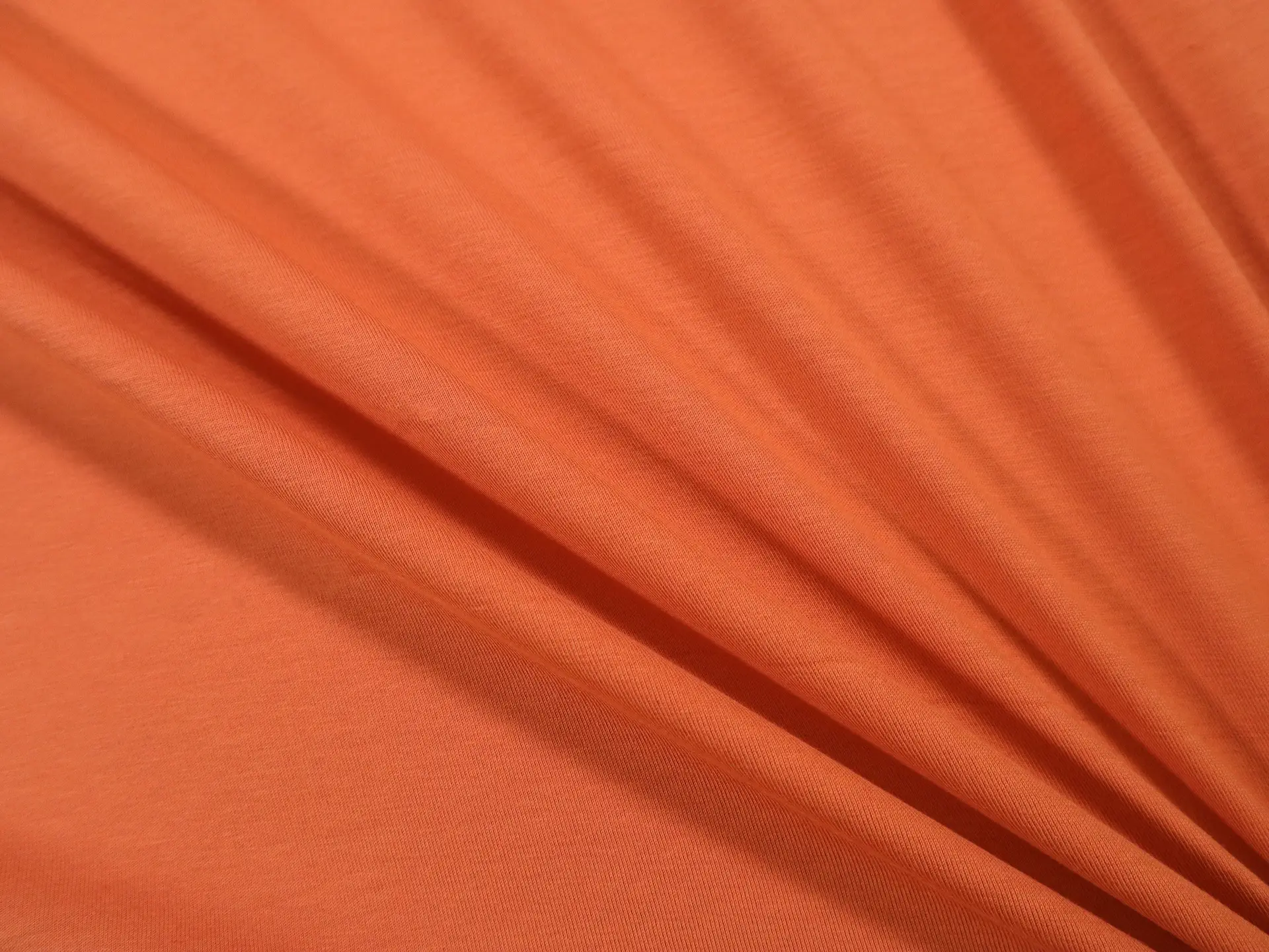 Cotton Spandex Jersey in Terracotta