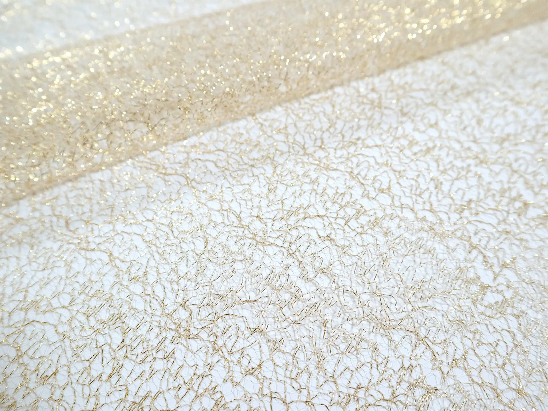 Metallic Novelty Tulle in Gold