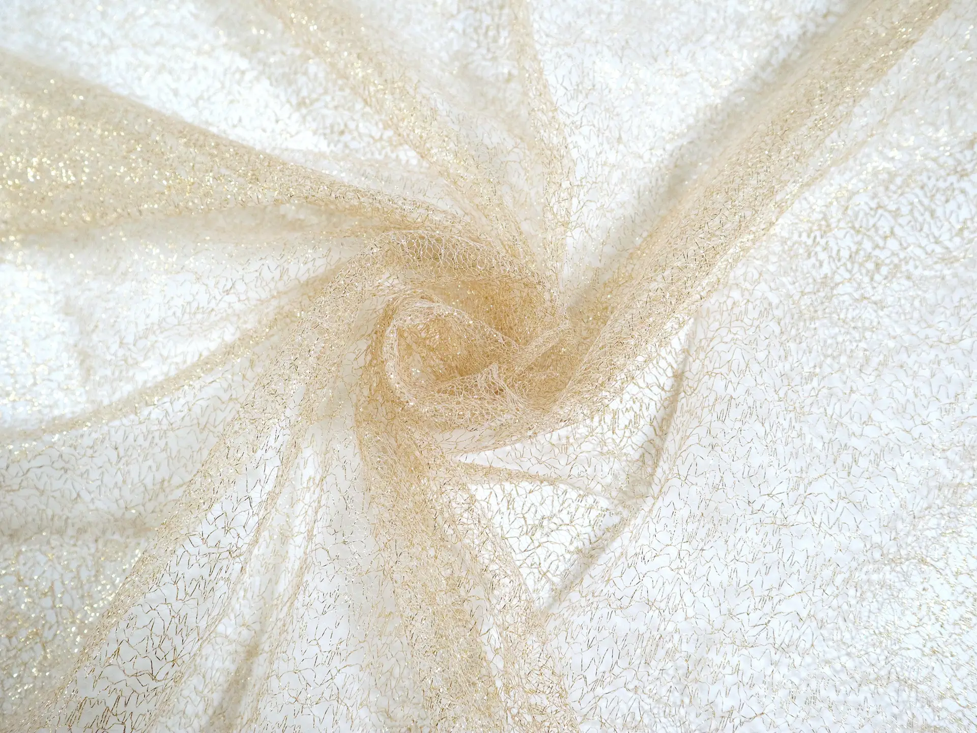 Metallic Novelty Tulle in Gold
