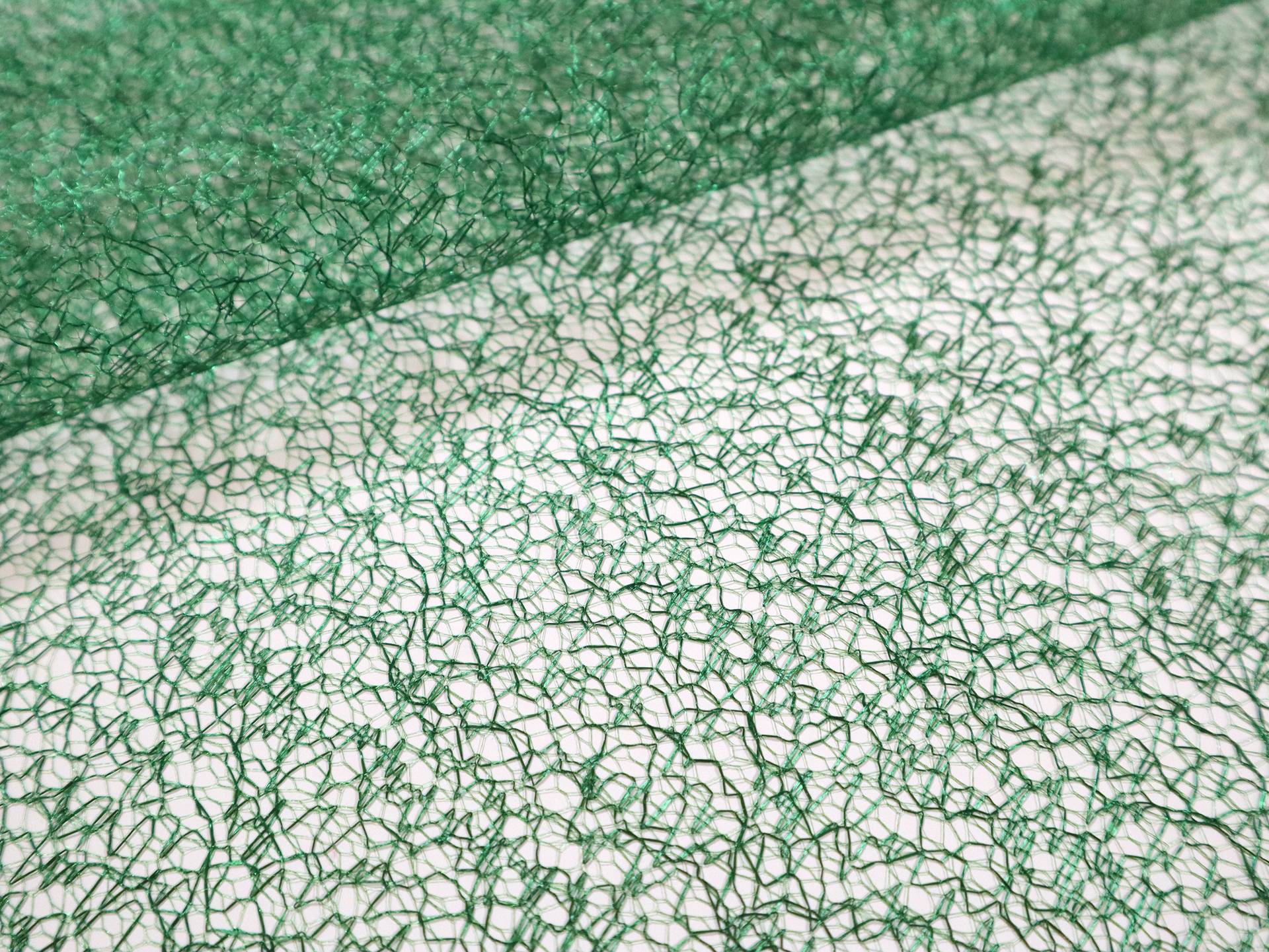 Metallic Novelty Tulle in Jungle Green