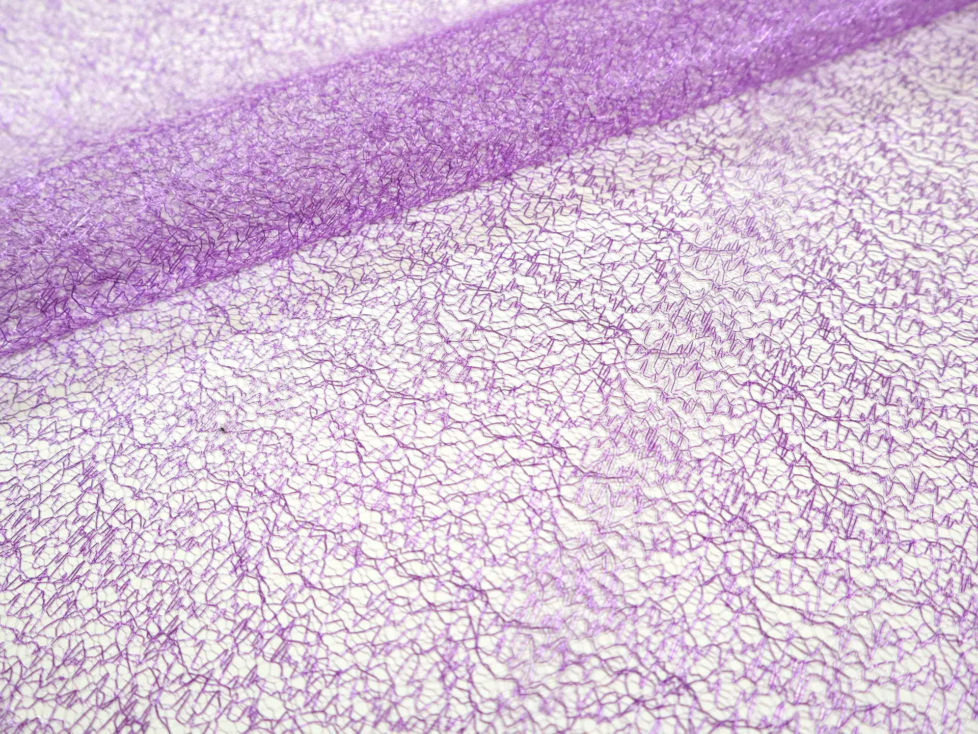 Metallic Novelty Tulle in Purple