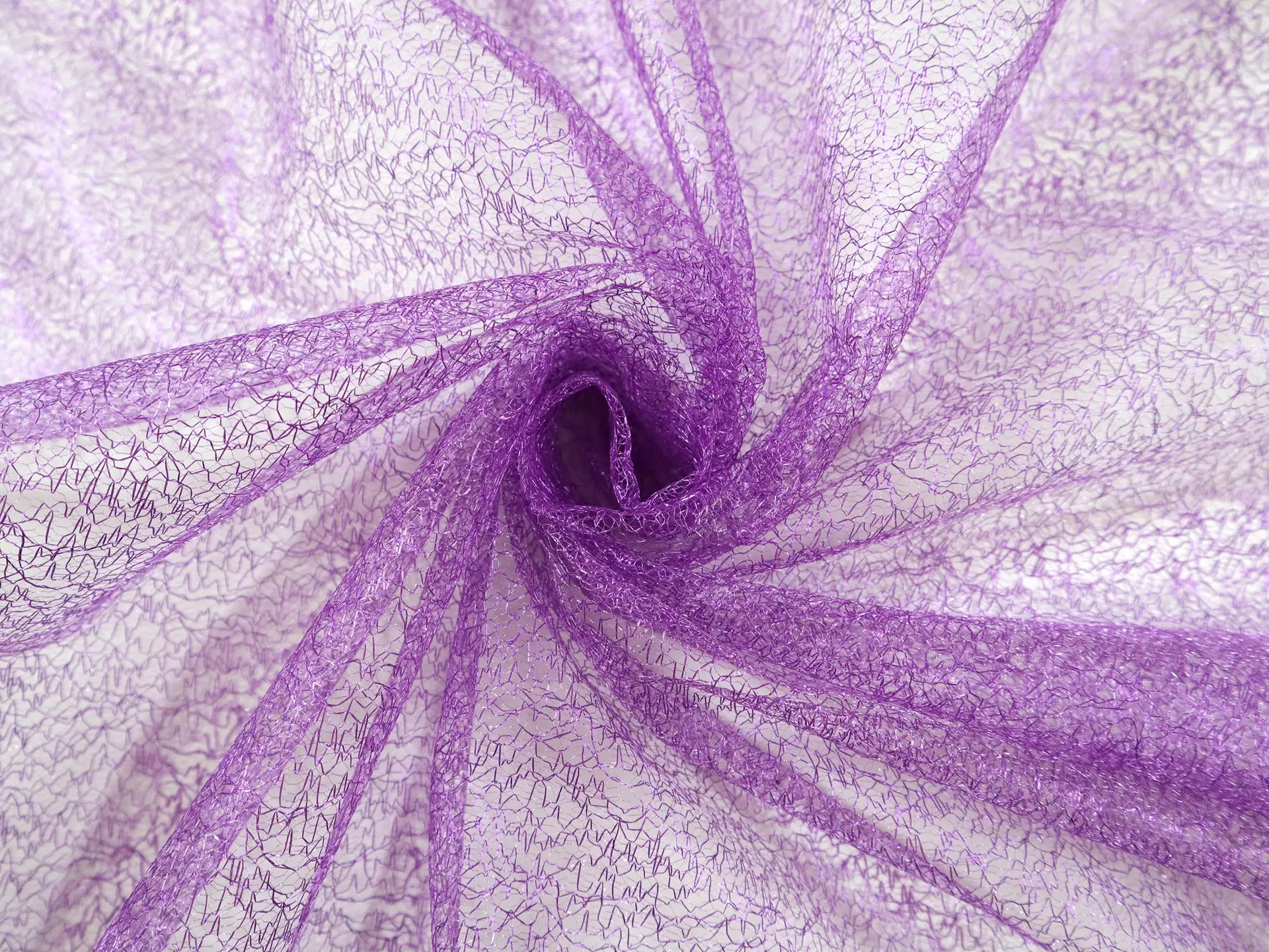 Metallic Novelty Tulle in Purple