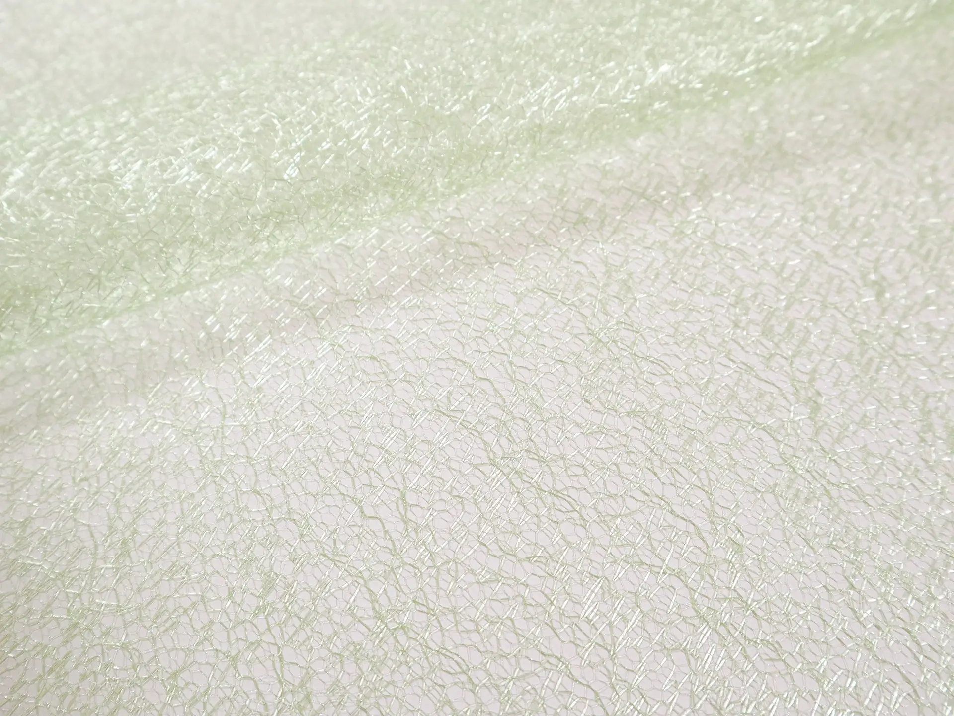 Metallic Novelty Tulle in Light Green