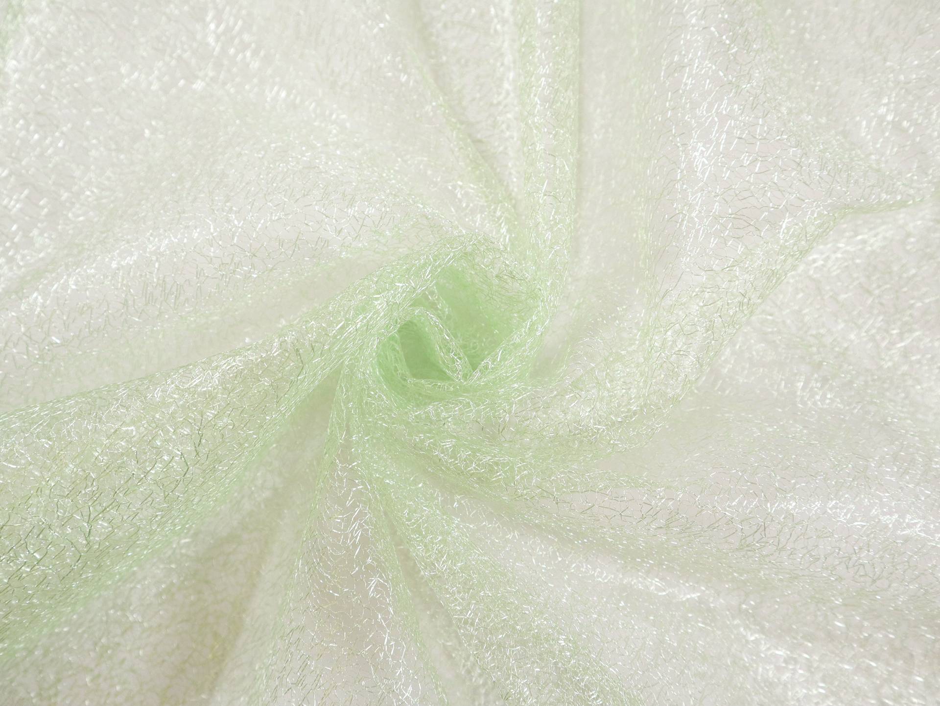 Metallic Novelty Tulle in Light Green