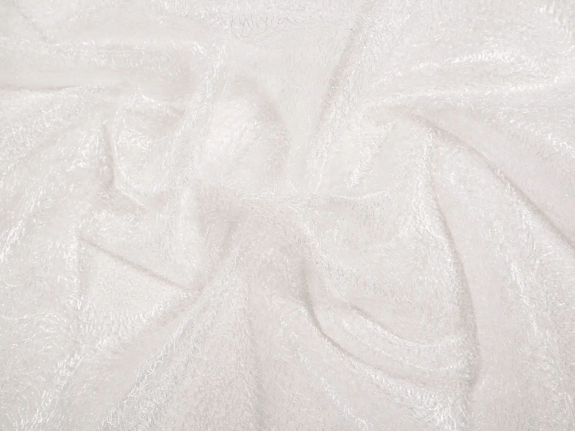 Metallic Novelty Tulle in Optic White