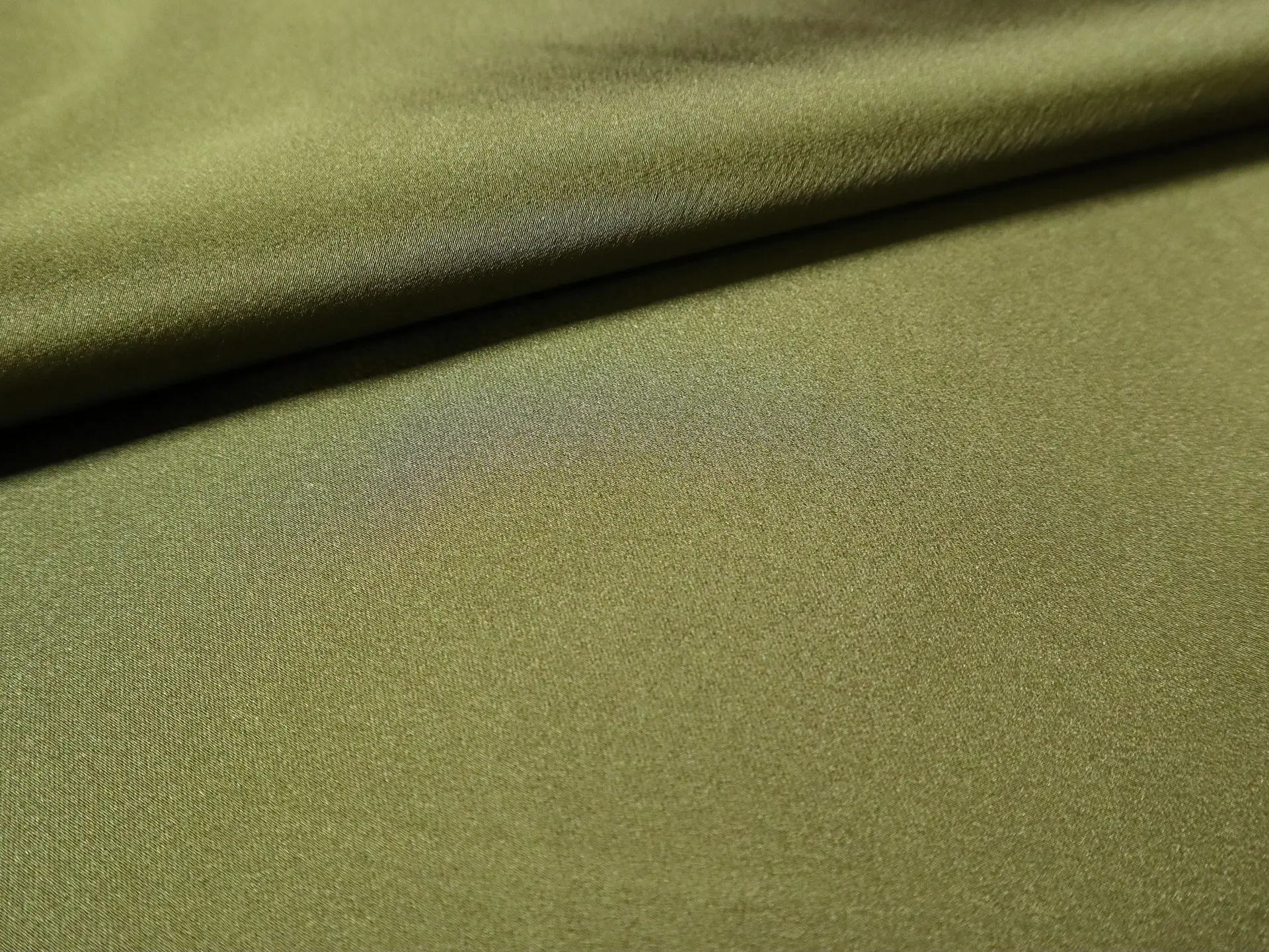 Armani Triacetate Stretch Satin in Olive
