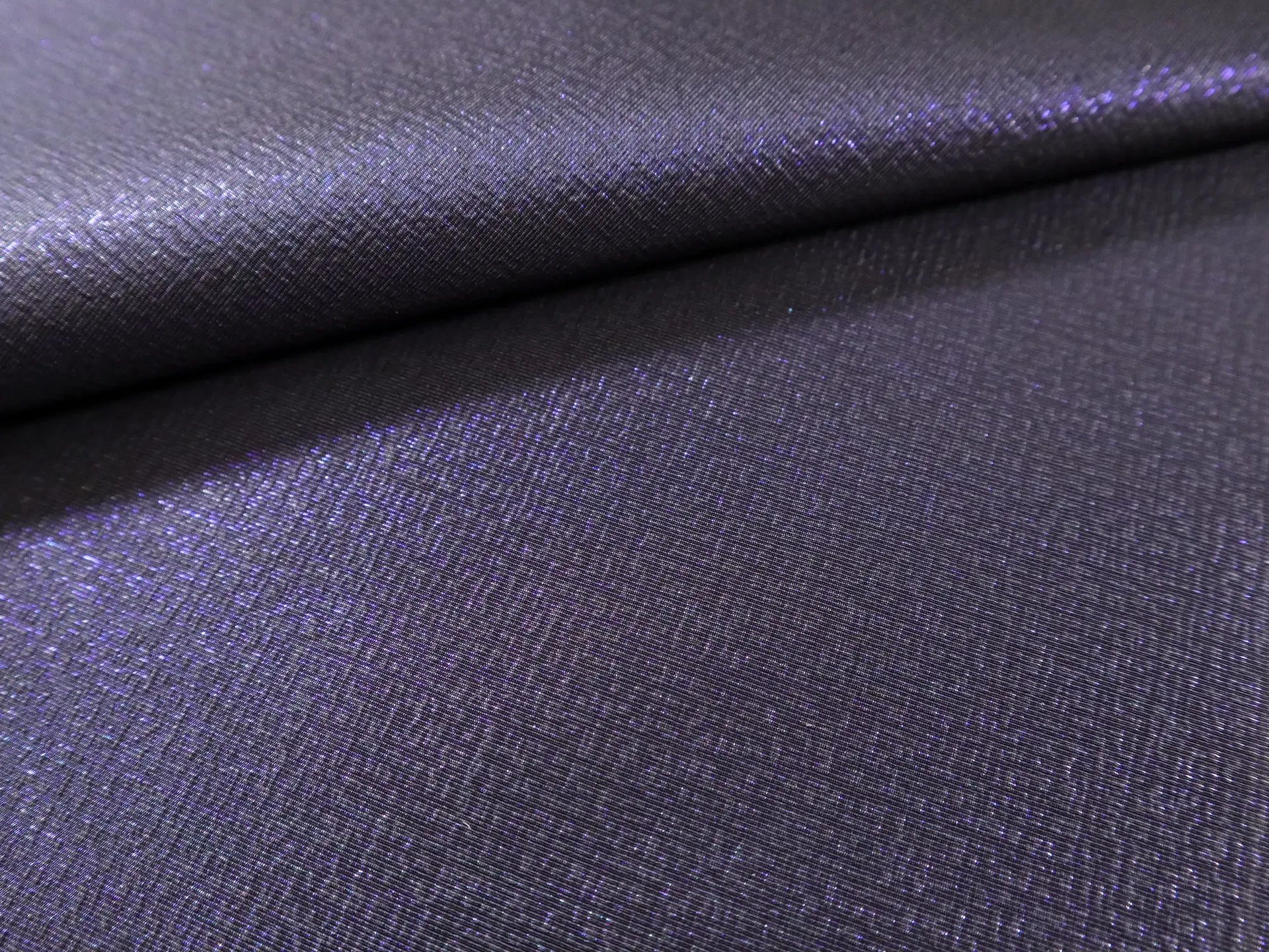 Novelty Metallic Taffeta in Purple