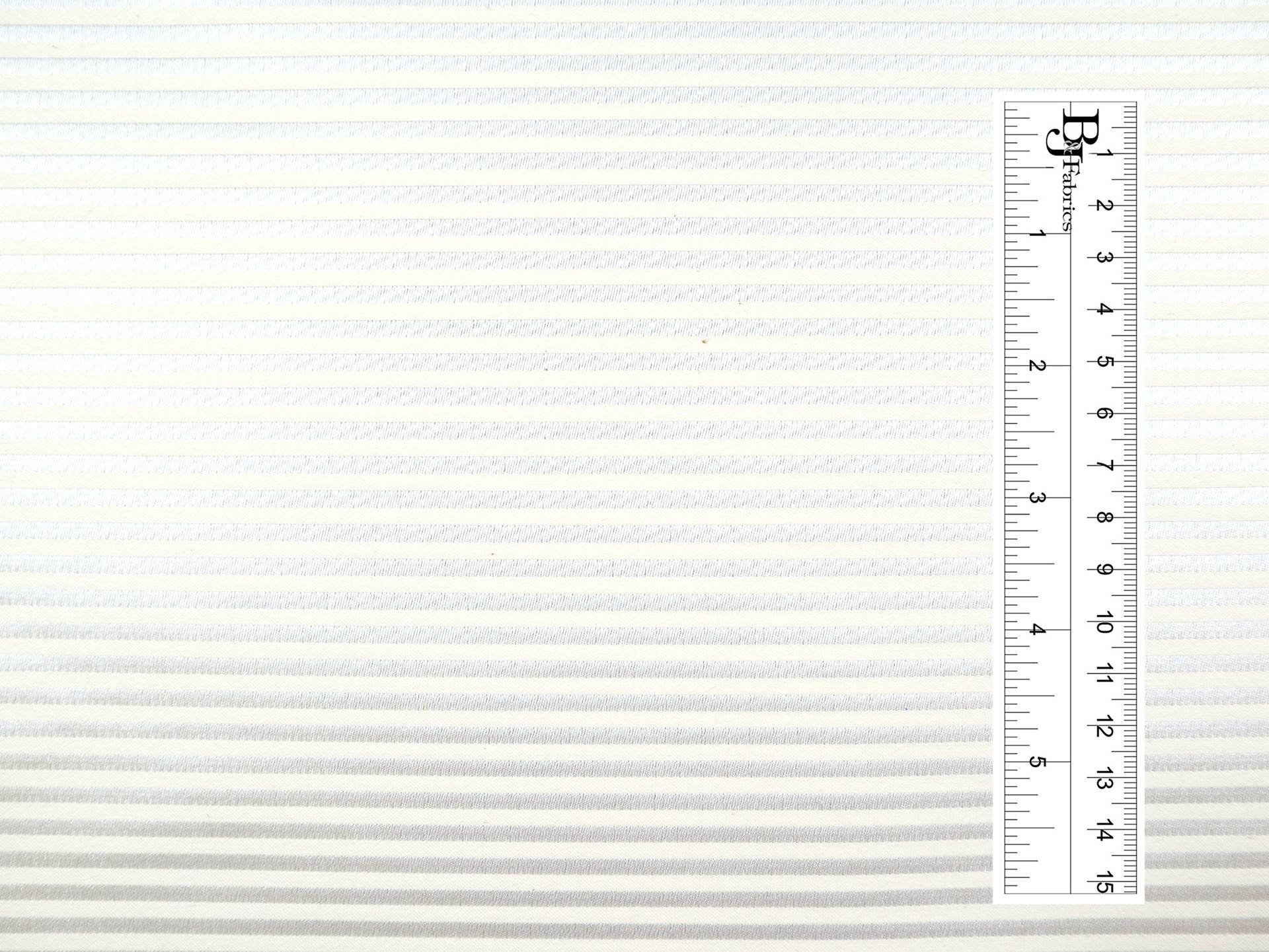 Metallic Stripe in Off White & Silver