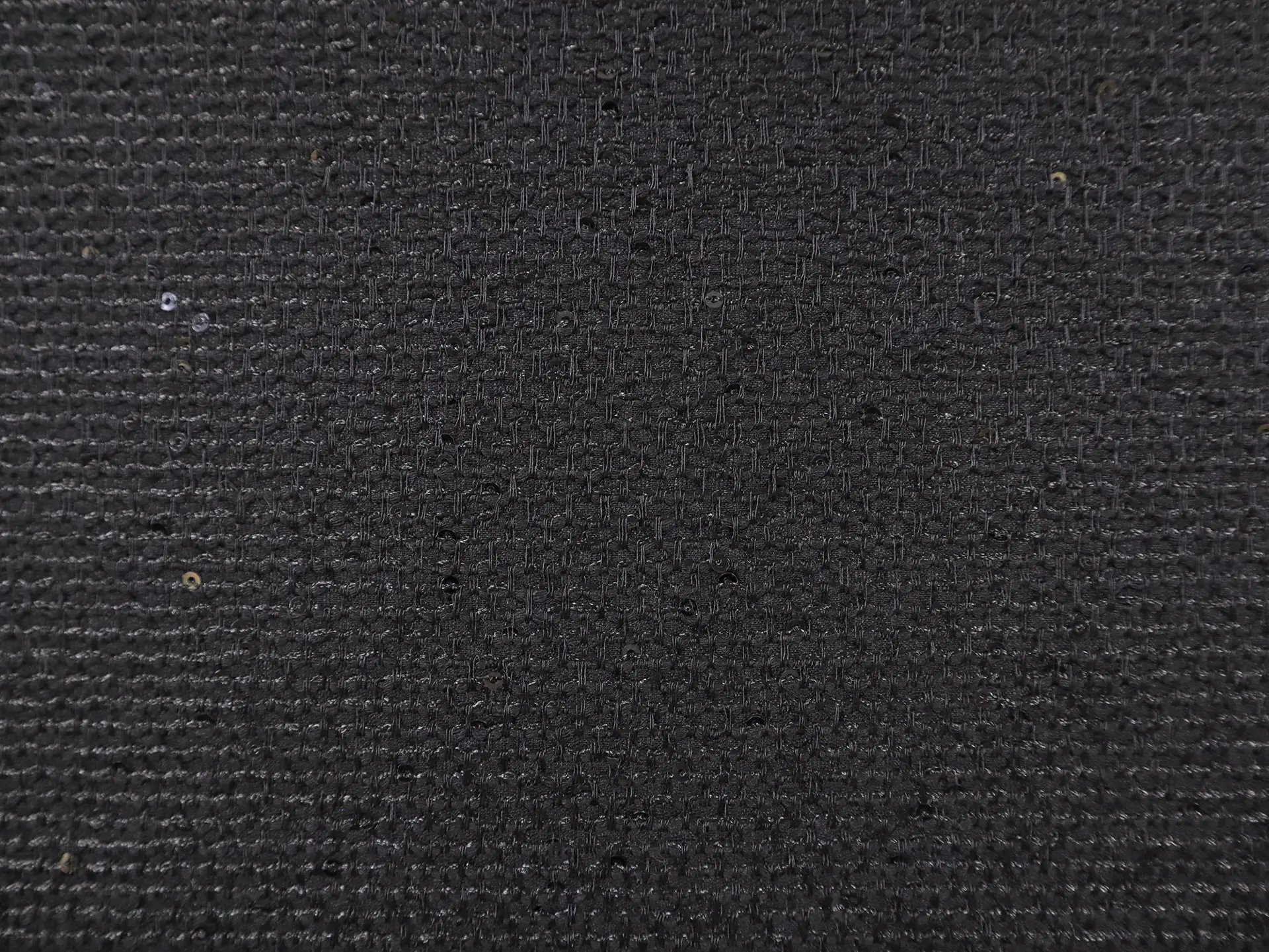 Swiss Sequined Tweed in Black