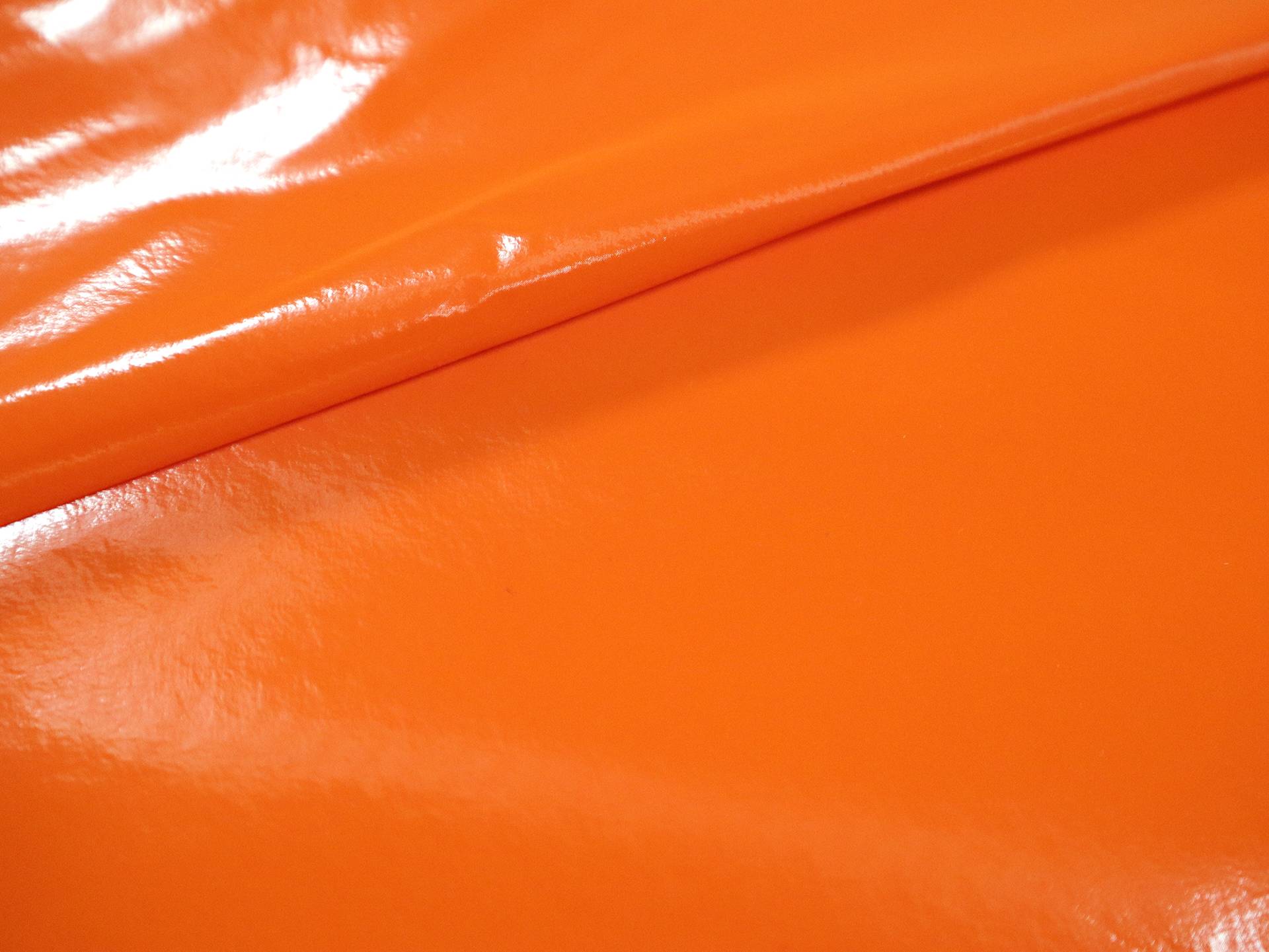 Italian Plastic Coated Habotai in Orange