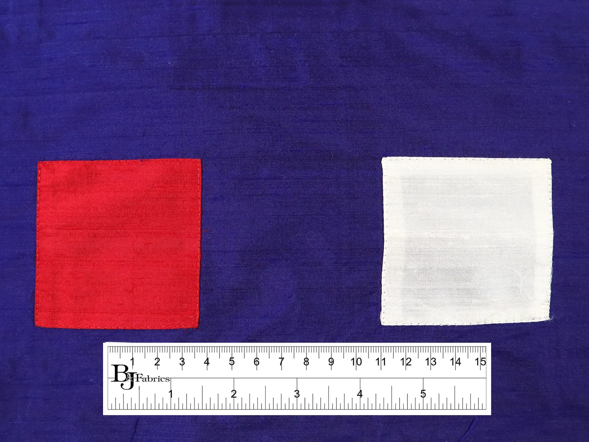 Color Blocked Appliqué Silk Shantung