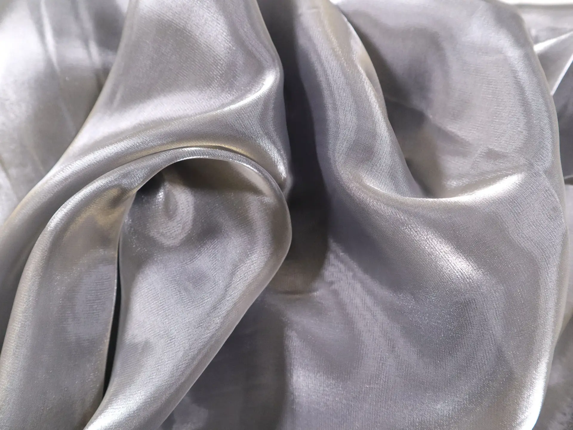 Satin Chiffon in Graphite