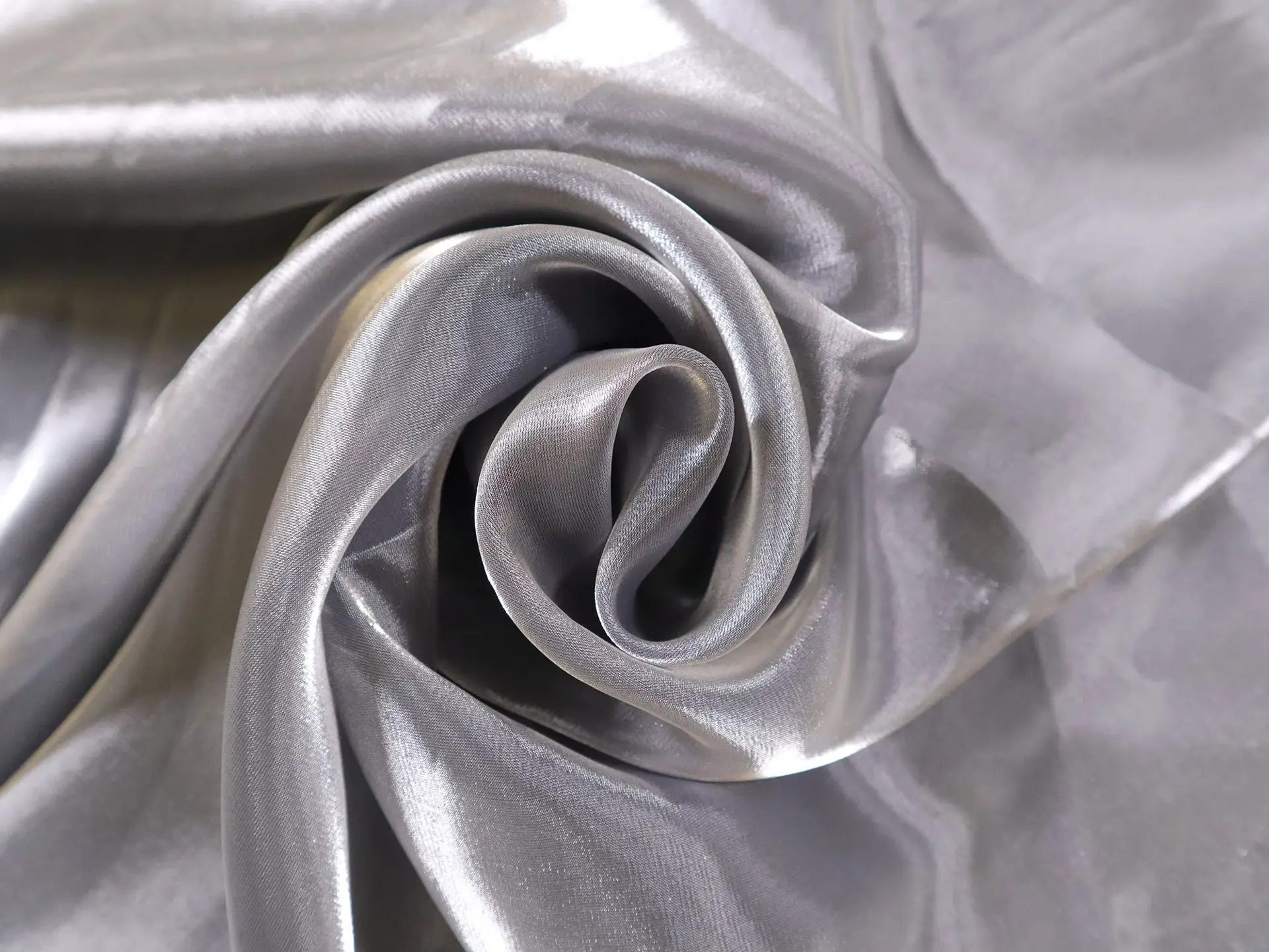 Satin Chiffon in Graphite