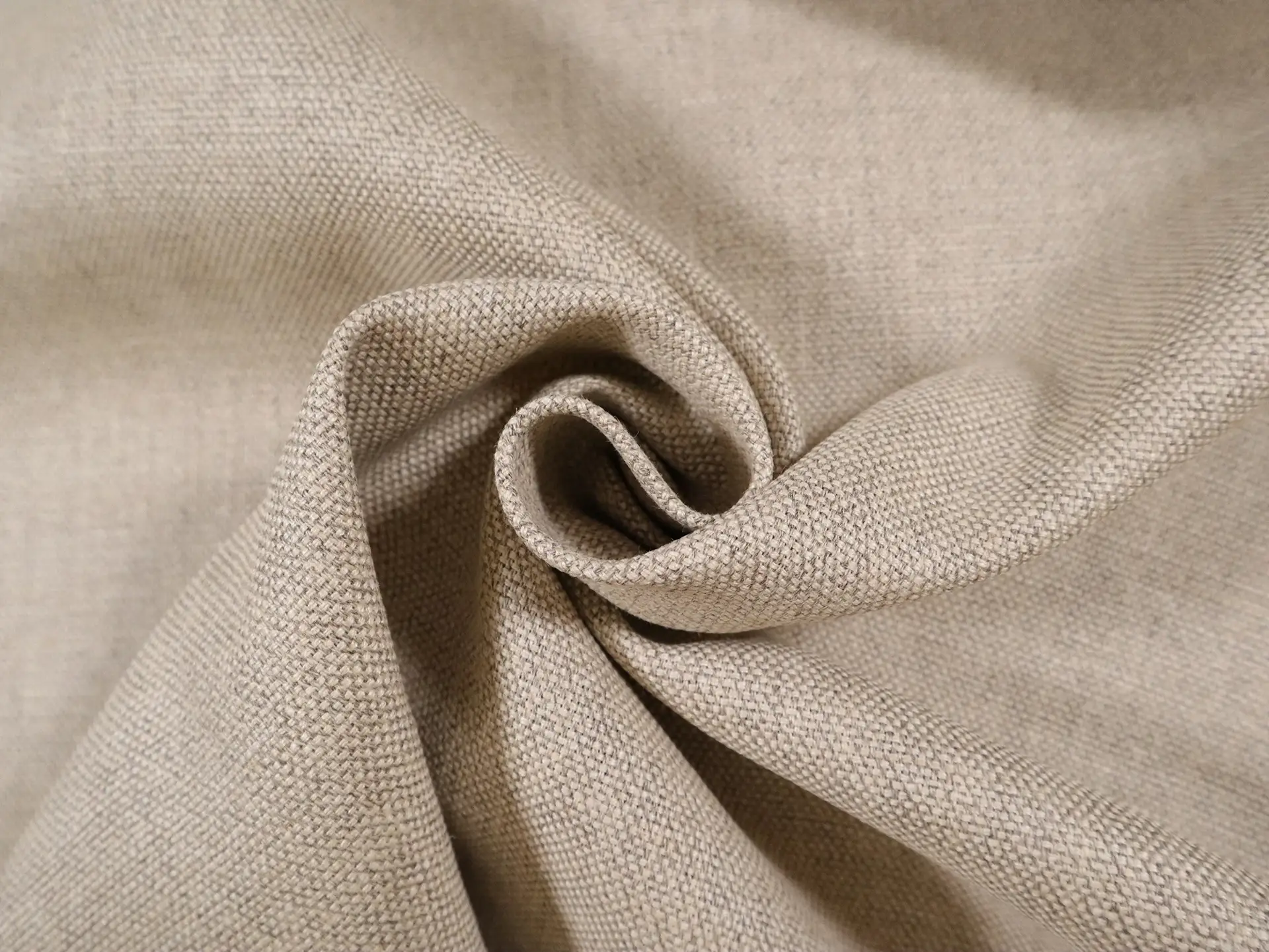 Hemp & Wool Blend Upholstery Canvas in Oatmeal