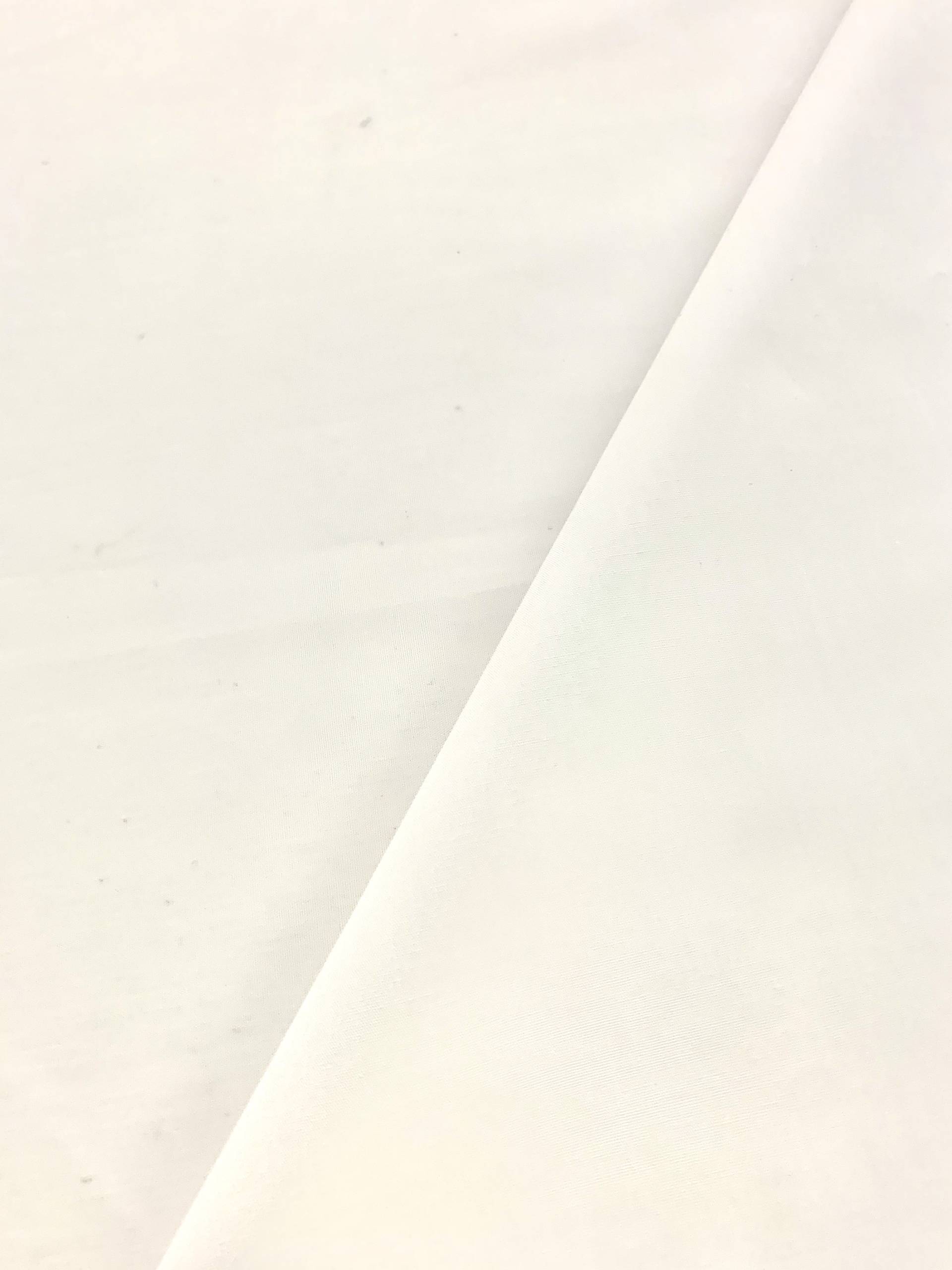 Pima Cotton Broadcloth in White