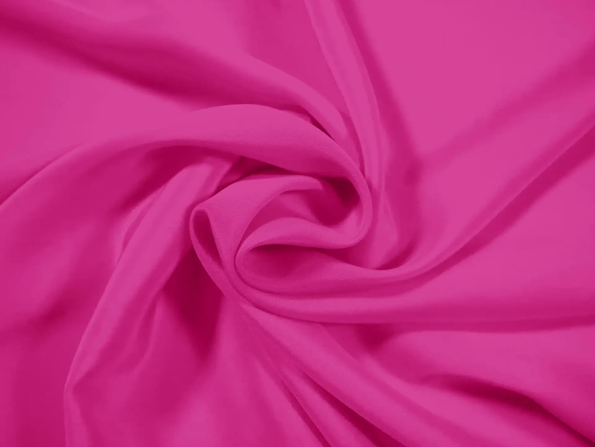 Silk Crepe de Chine in Neon Pink