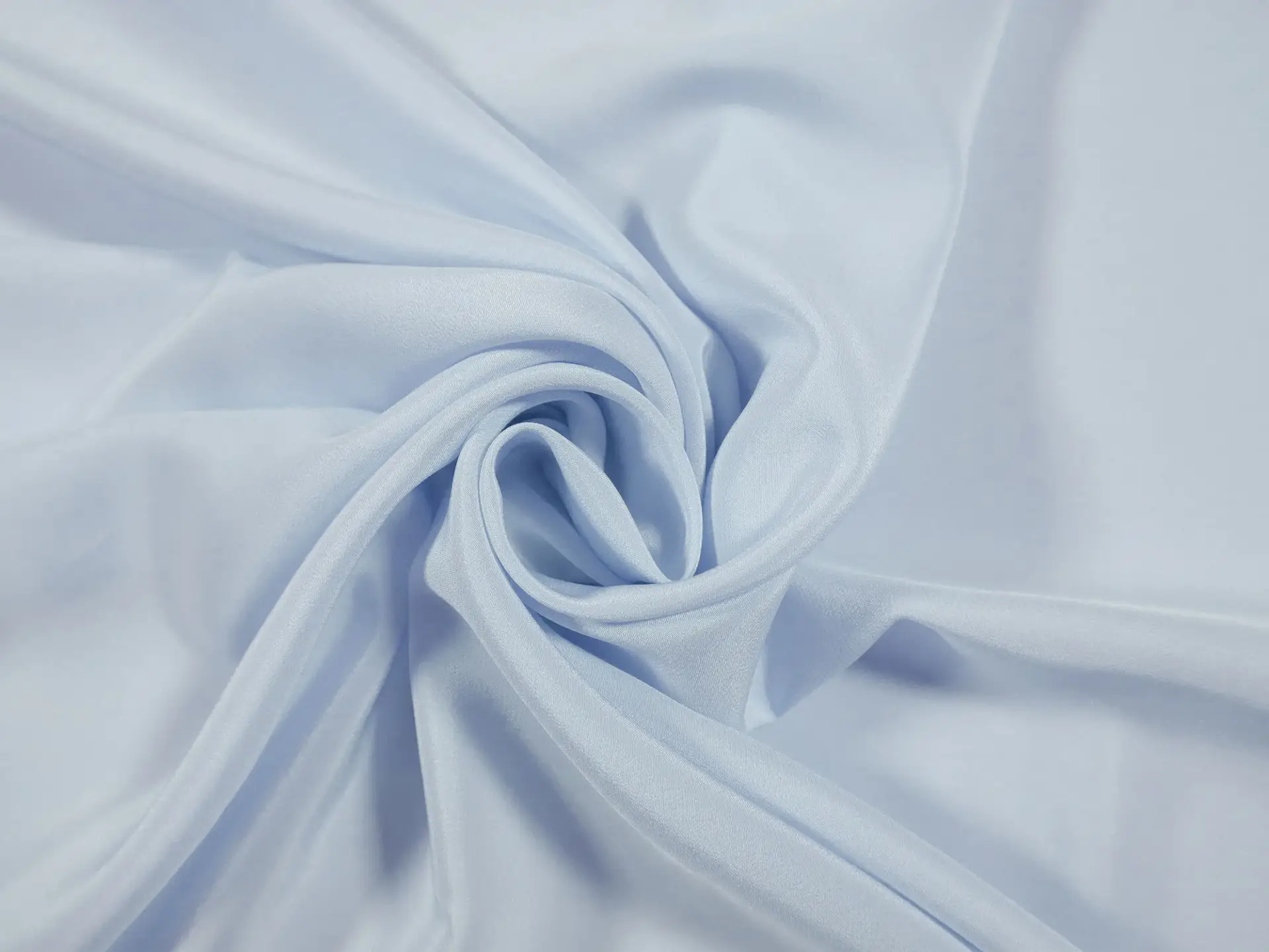 Silk Crepe de Chine in Baby Blue