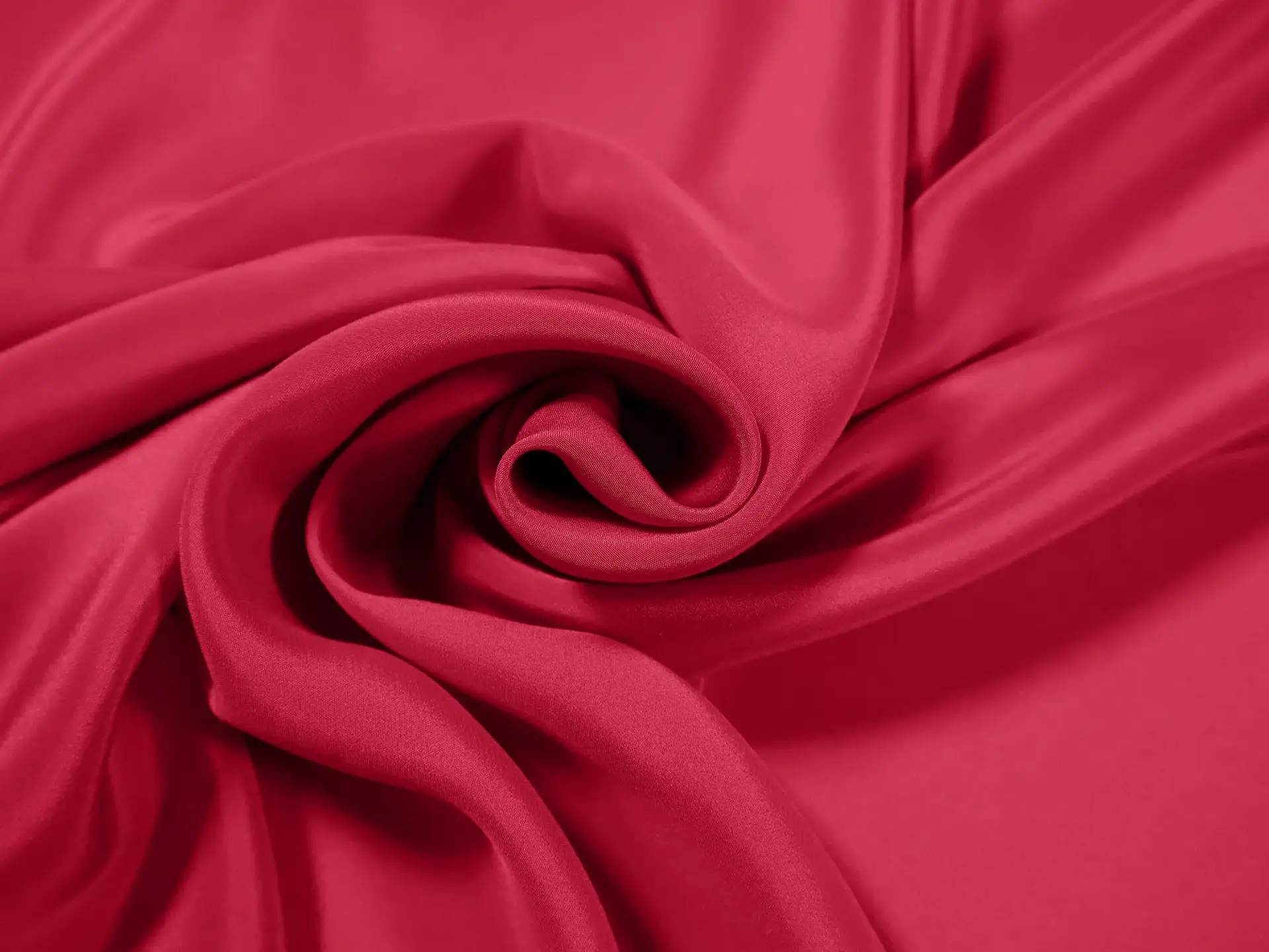 Silk Crepe de Chine in Antique Ruby