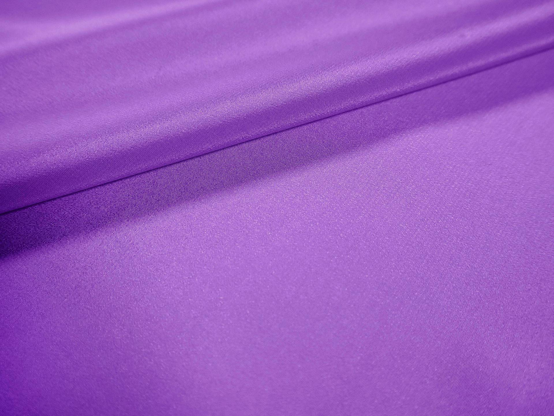 Silk Crepe de Chine in Violet