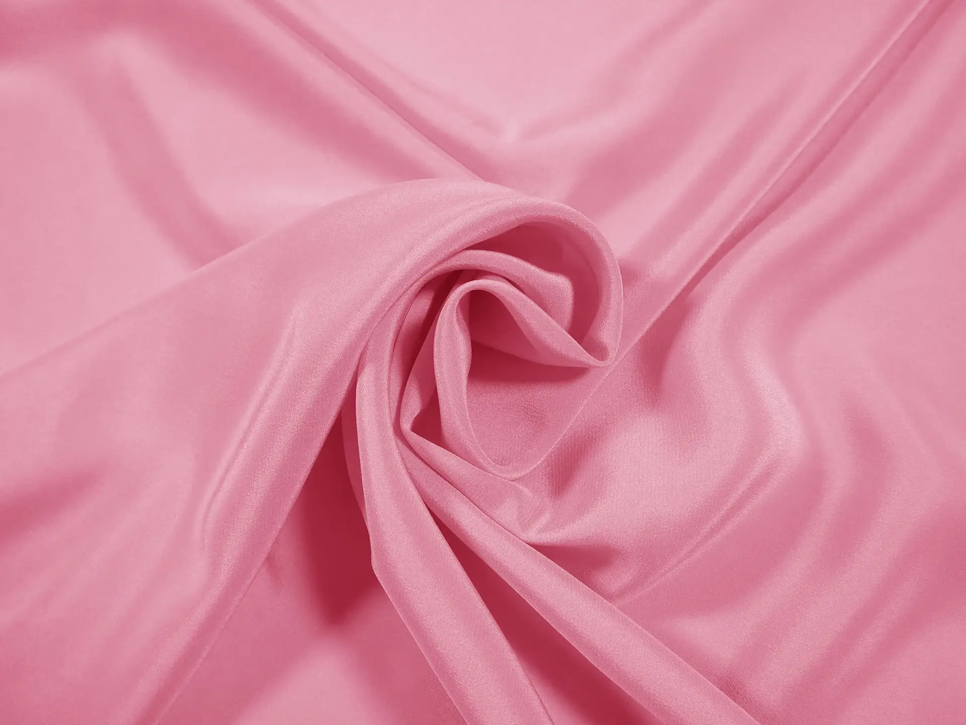 Silk Crepe de Chine in Candy Pink