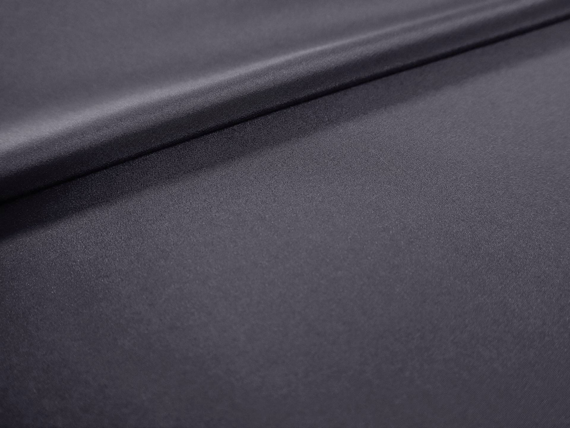 Silk Crepe de Chine in Eggplant