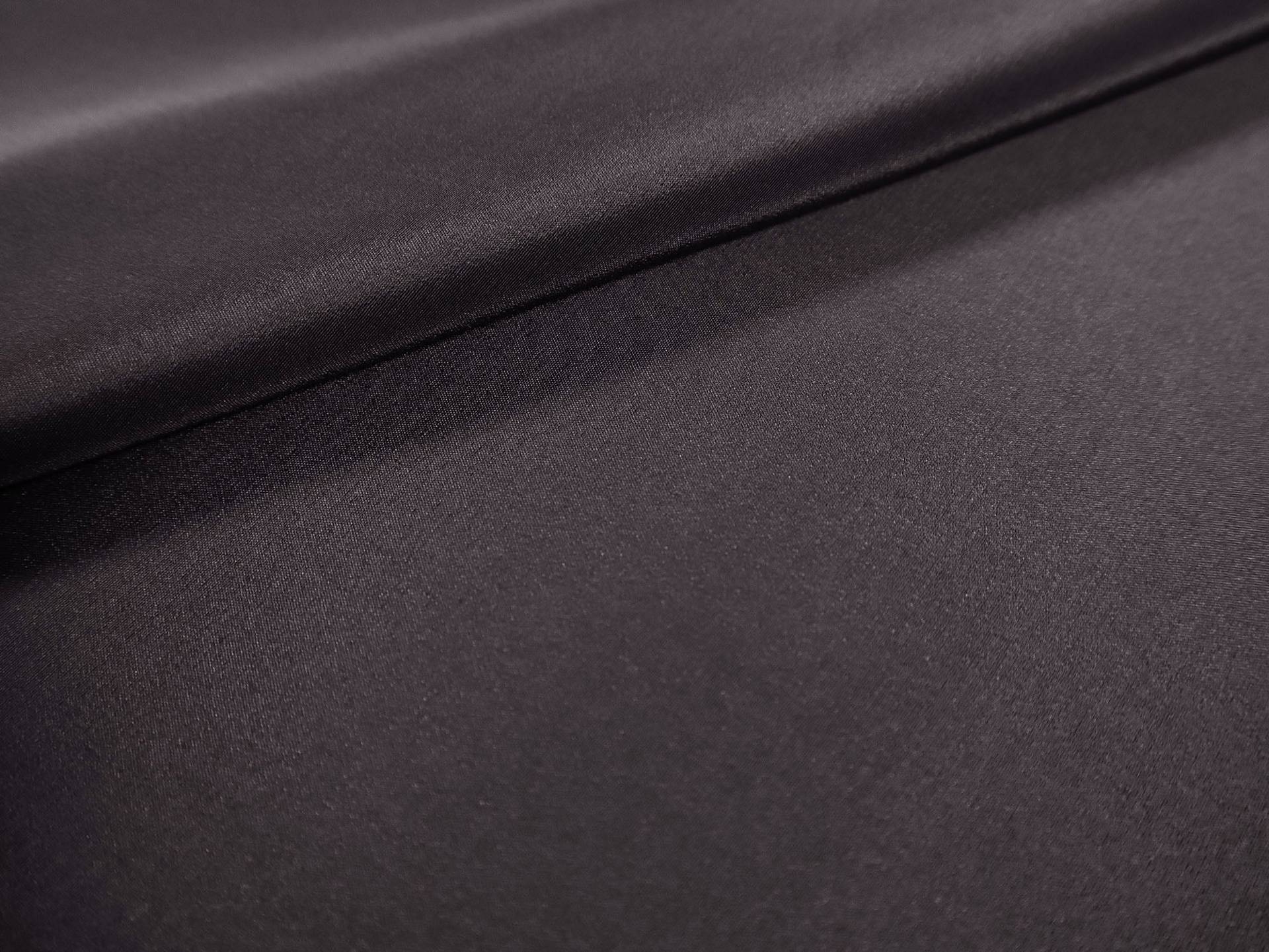 Silk Crepe de Chine in Midnight