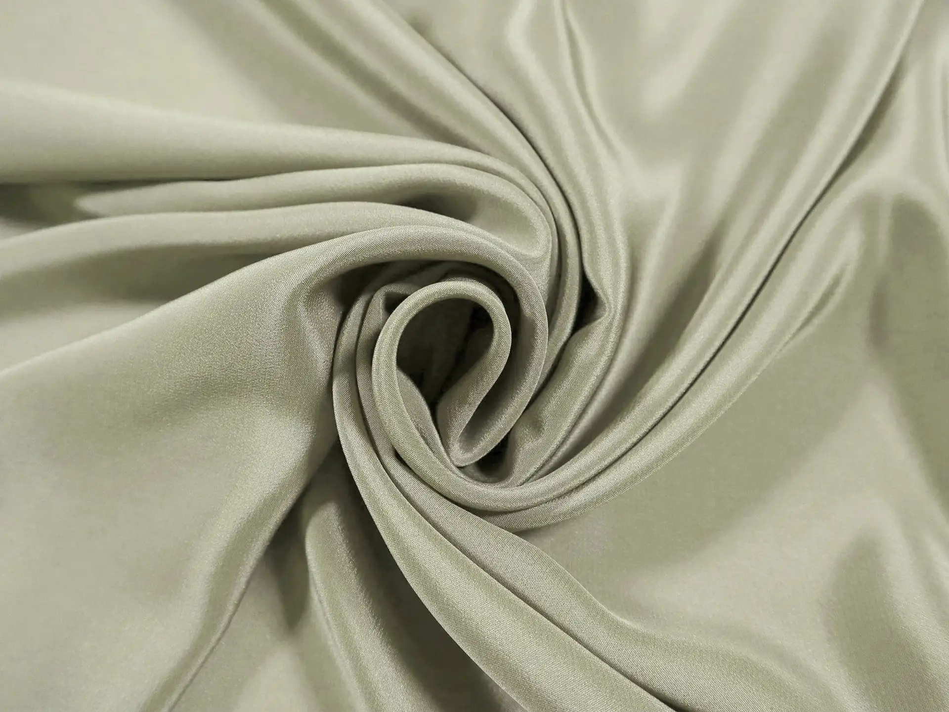 Silk Crepe de Chine in Sage