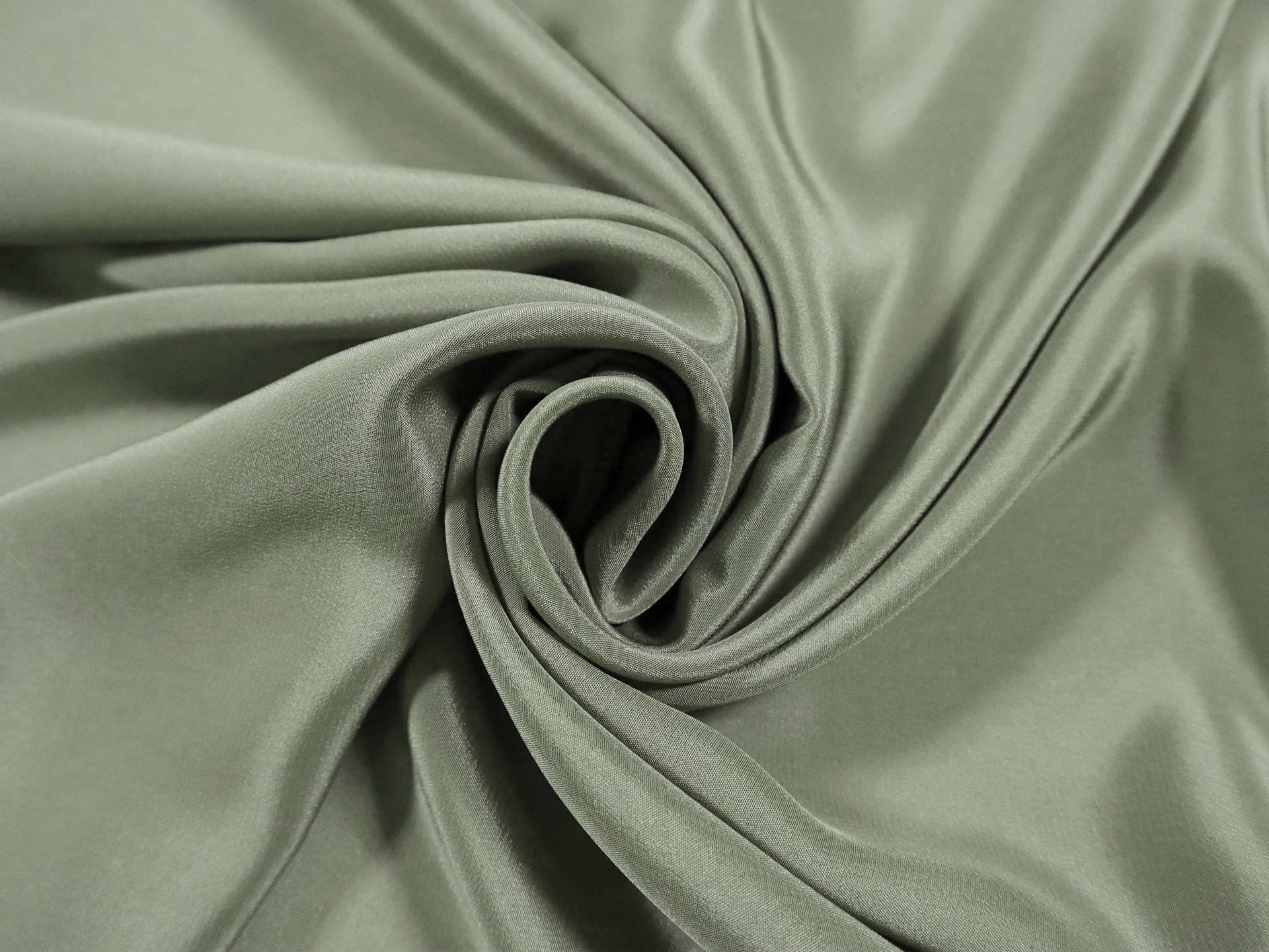 Silk Crepe de Chine in Dill 