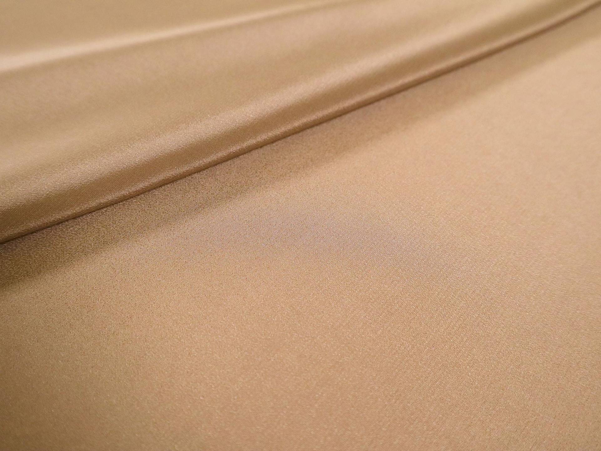 Silk Crepe de Chine in Coffee Cream